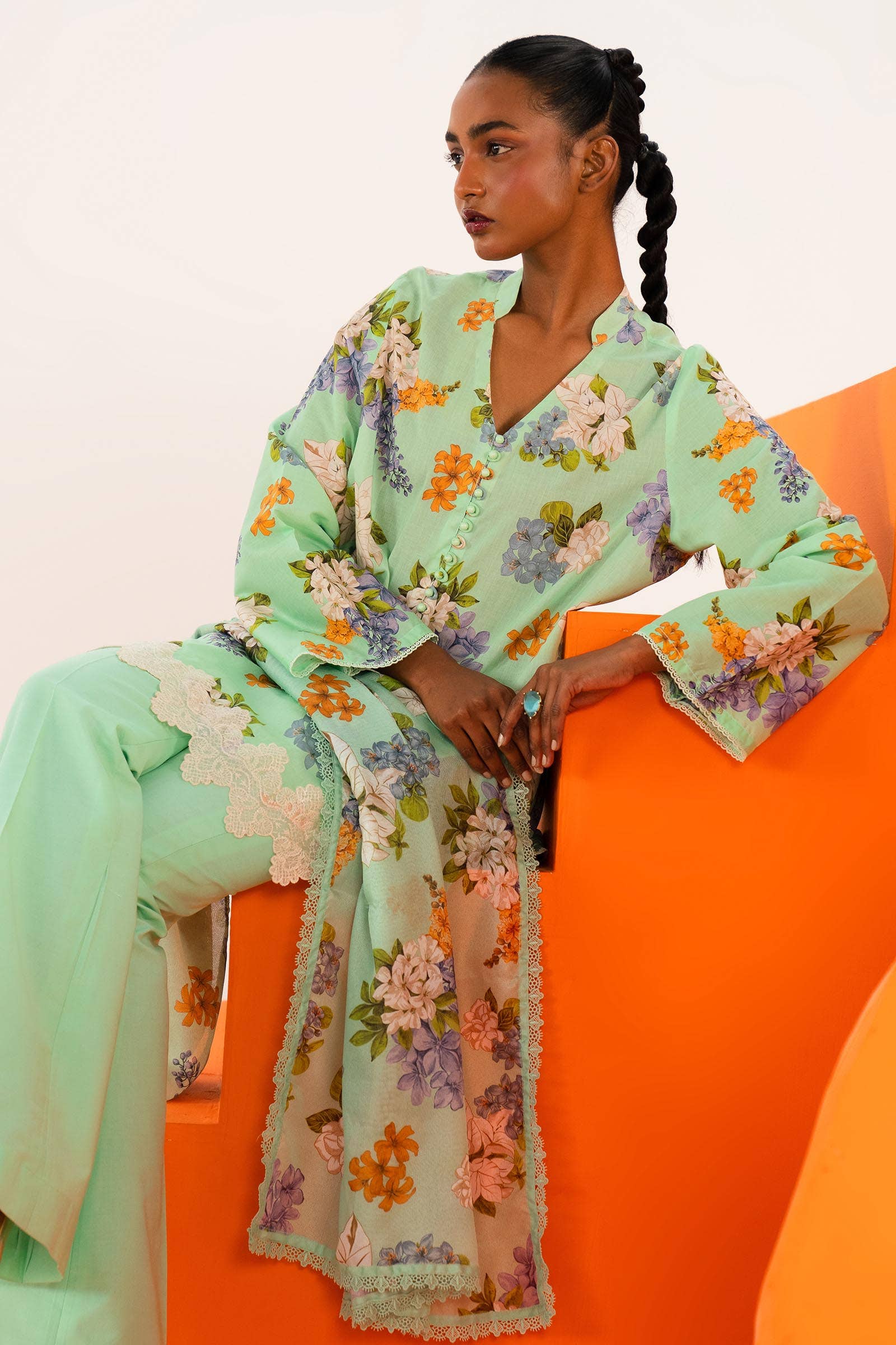 Sana Safinaz | Mahay Summer Lawn 24 | S-34 - Official Sana Safinaz stockist in UK - Sakeena London