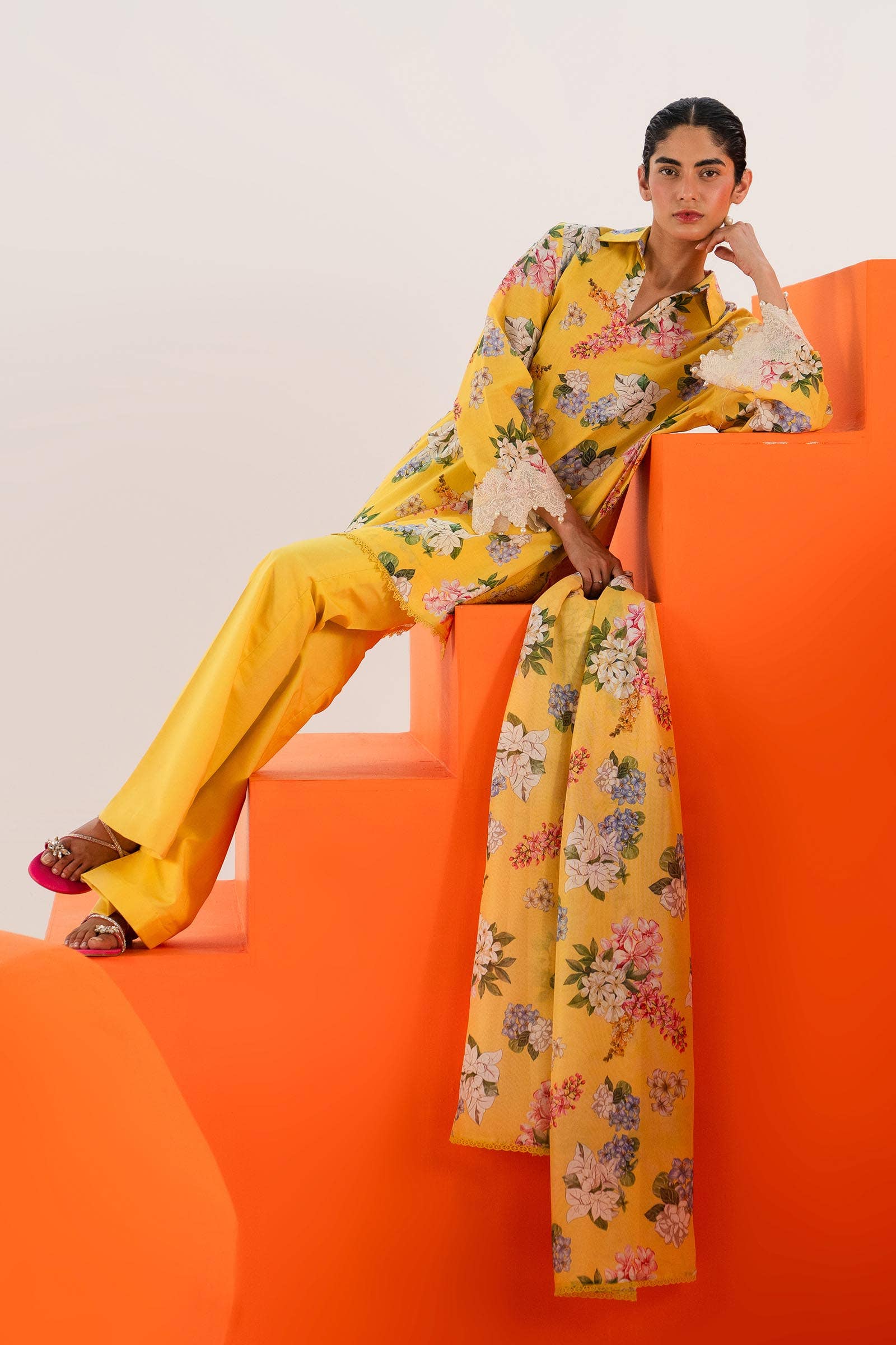 Sana Safinaz | Mahay Summer Lawn 24 | S-33 - Official Sana Safinaz stockist in UK - Sakeena London