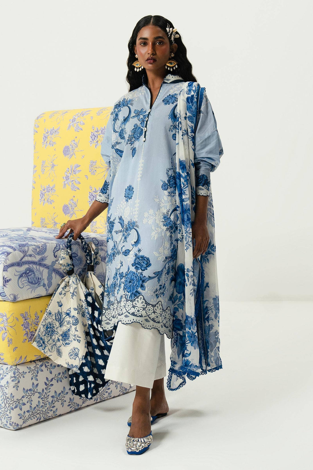 Sana Safinaz | Mahay Summer Lawn 24 | S-31 - Official Sana Safinaz stockist in UK - Sakeena London