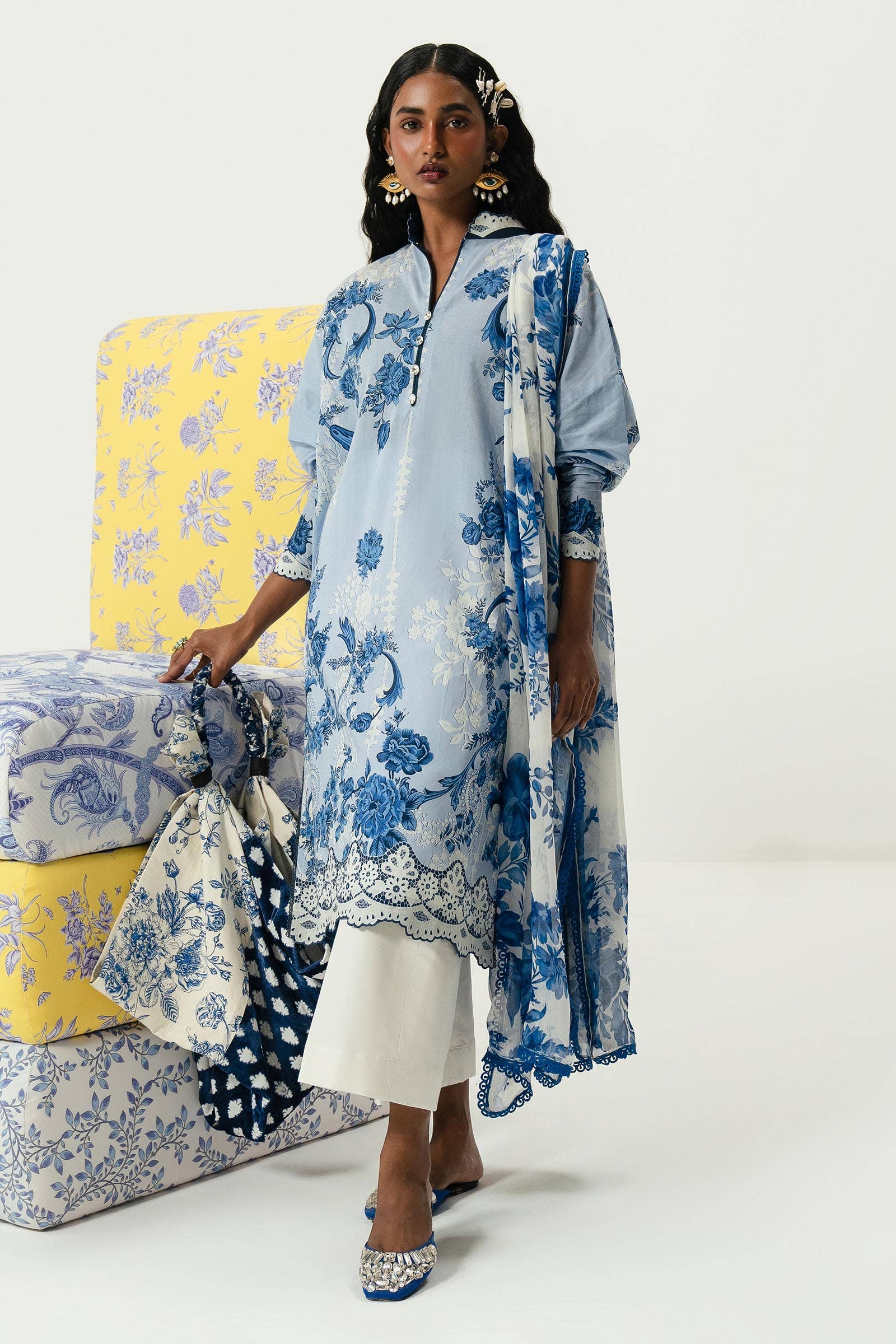 Sana Safinaz | Mahay Summer Lawn 24 | S-31 - Official Sana Safinaz stockist in UK - Sakeena London