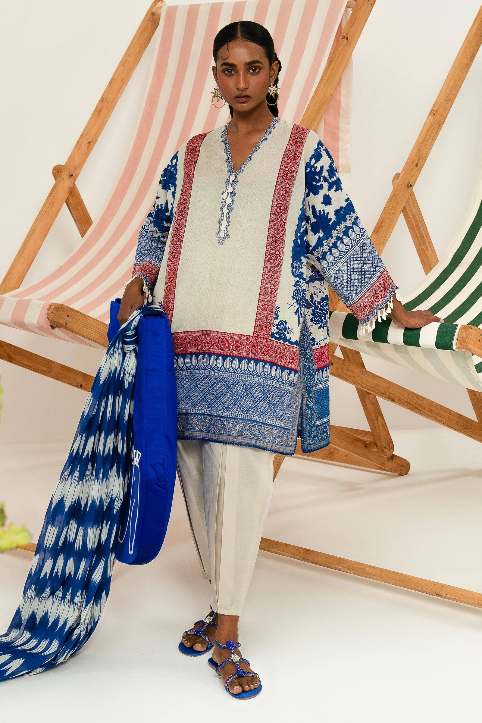 Sana Safinaz | Mahay Summer Lawn 24 | S-27 - Official Sana Safinaz stockist in UK - Sakeena London