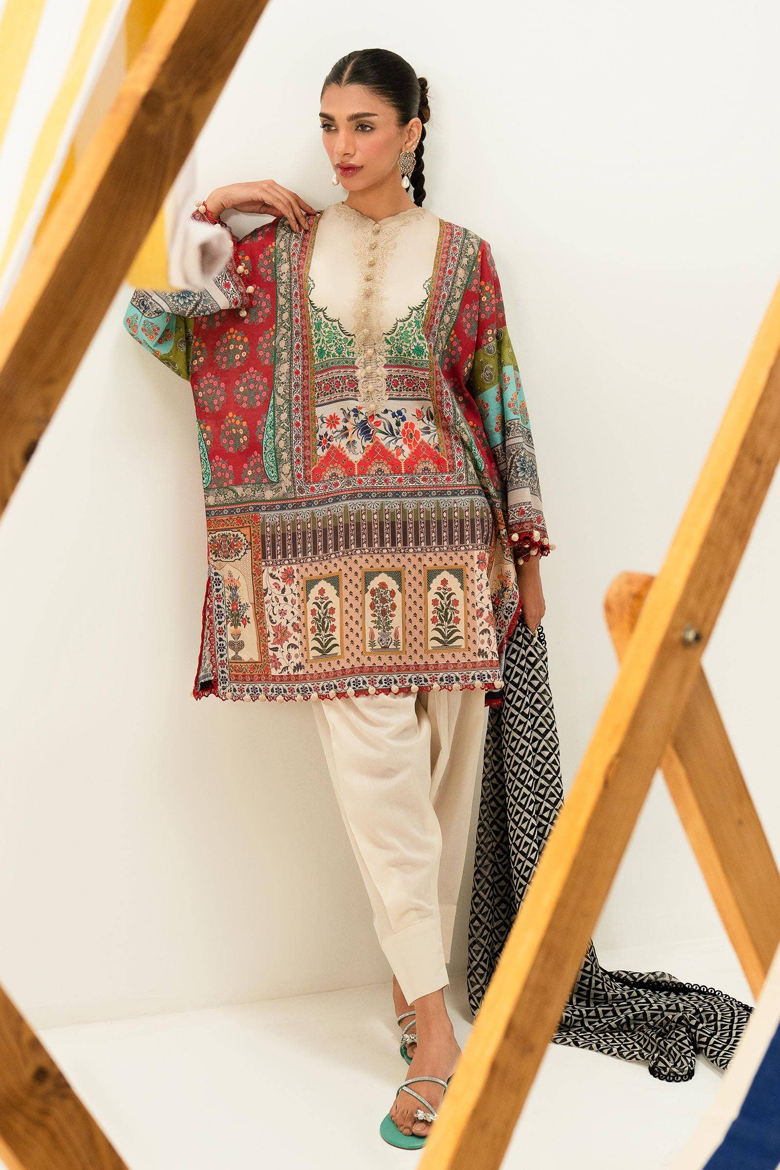 Sana Safinaz | Mahay Summer Lawn 24 | S-26 - Official Sana Safinaz stockist in UK - Sakeena London