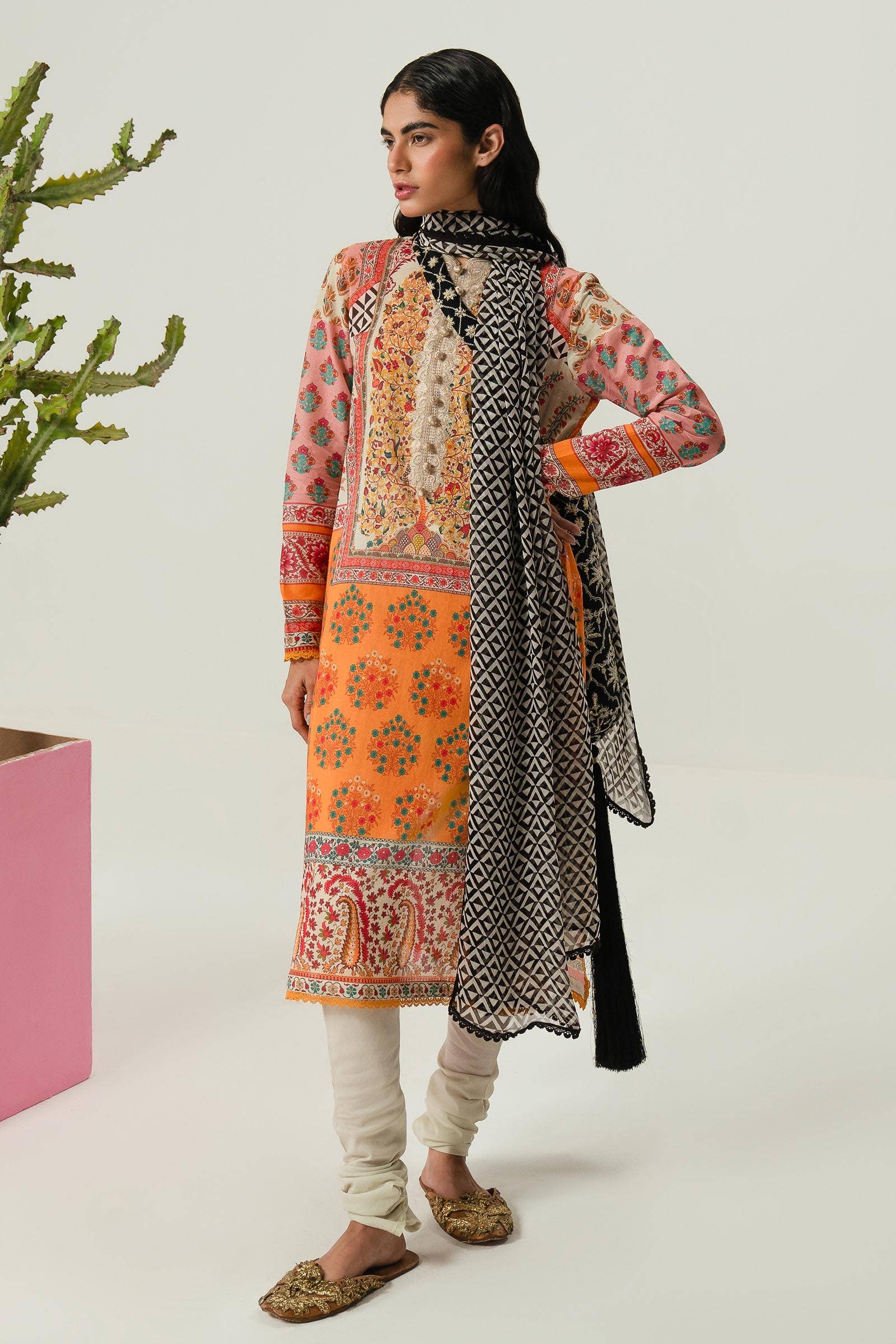 Sana Safinaz | Mahay Summer Lawn 24 | S-25 - Official Sana Safinaz stockist in UK - Sakeena London