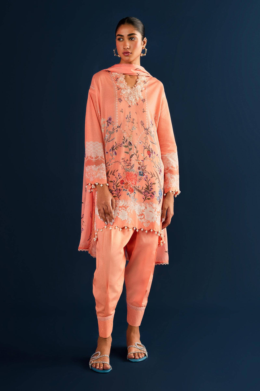 Sana Safinaz | Mahay Summer Lawn 24 | S-24 - Official Sana Safinaz stockist in UK - Sakeena London
