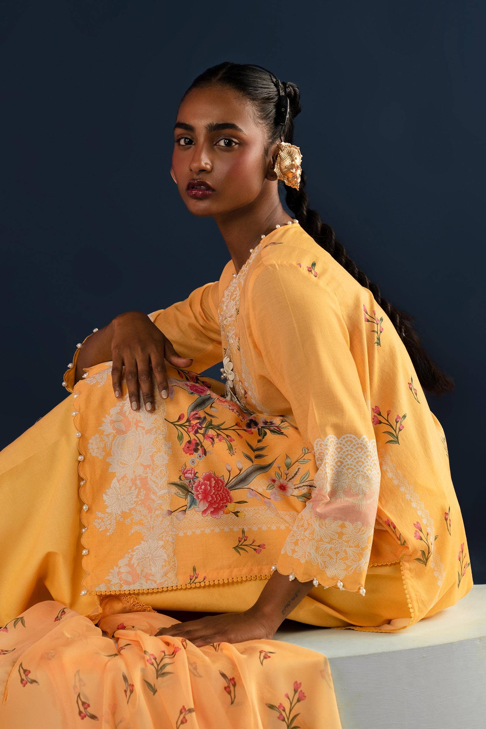 Sana Safinaz | Mahay Summer Lawn 24 | S-23 - Official Sana Safinaz stockist in UK - Sakeena London