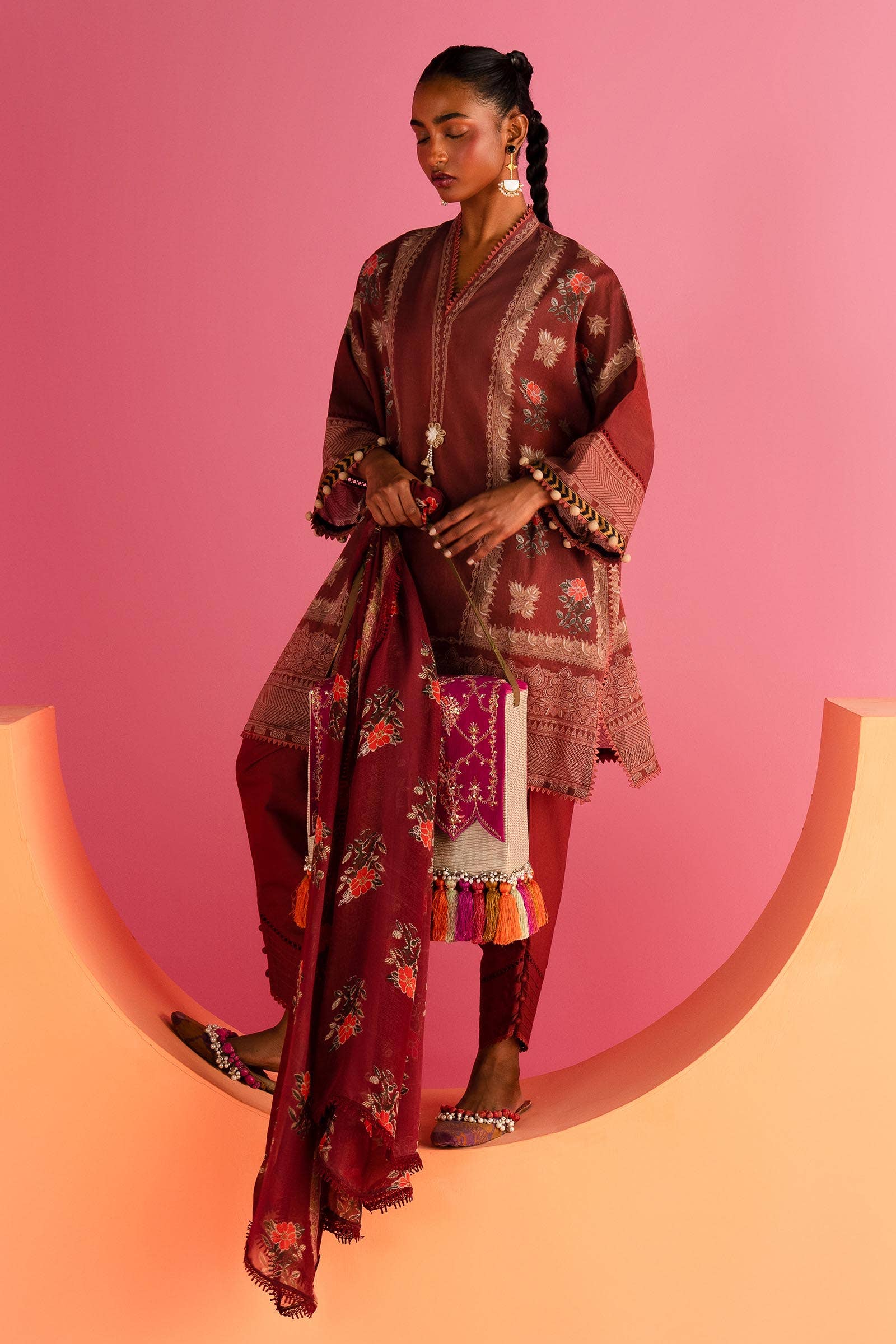 Sana Safinaz | Mahay Summer Lawn 24 | S-22 - Official Sana Safinaz stockist in UK - Sakeena London