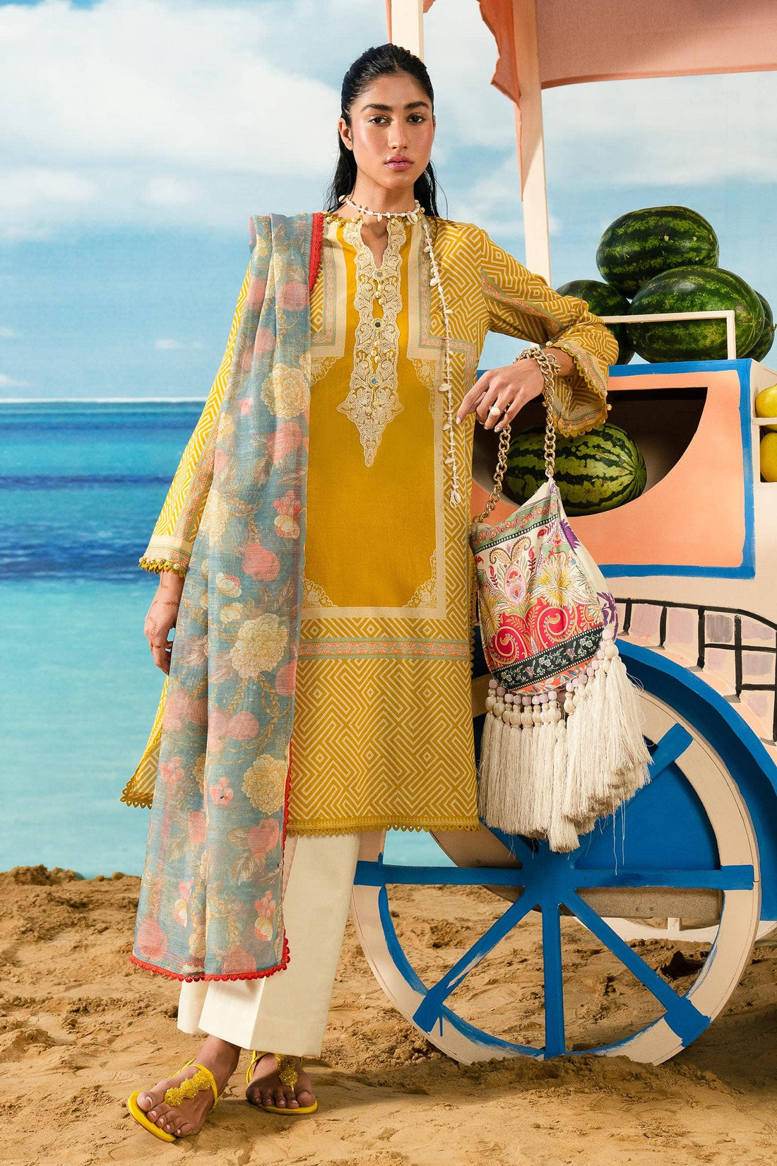 Sana Safinaz | Mahay Summer Lawn 24 | S-18 - Official Sana Safinaz stockist in UK - Sakeena London