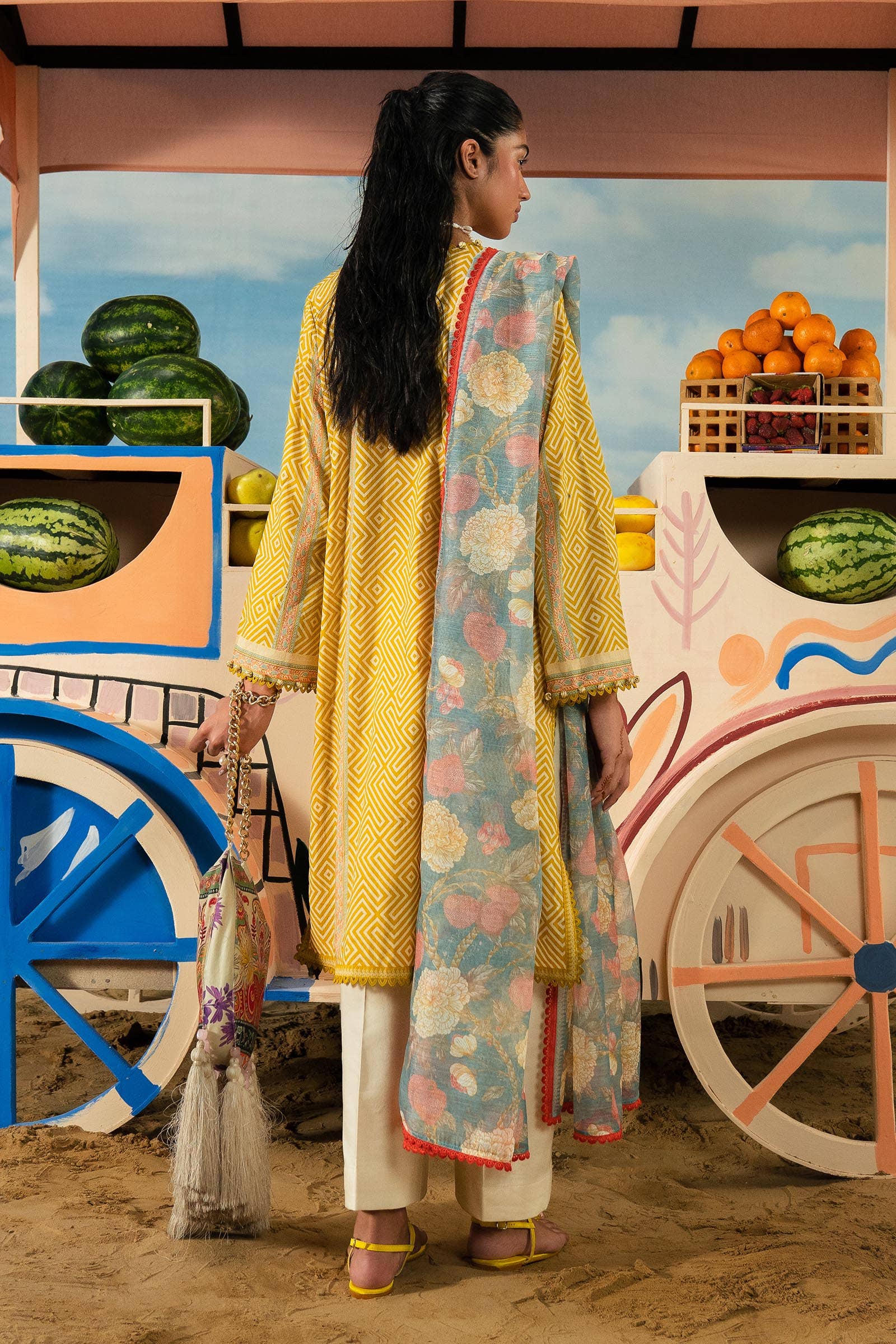 Sana Safinaz | Mahay Summer Lawn 24 | S-18 - Official Sana Safinaz stockist in UK - Sakeena London
