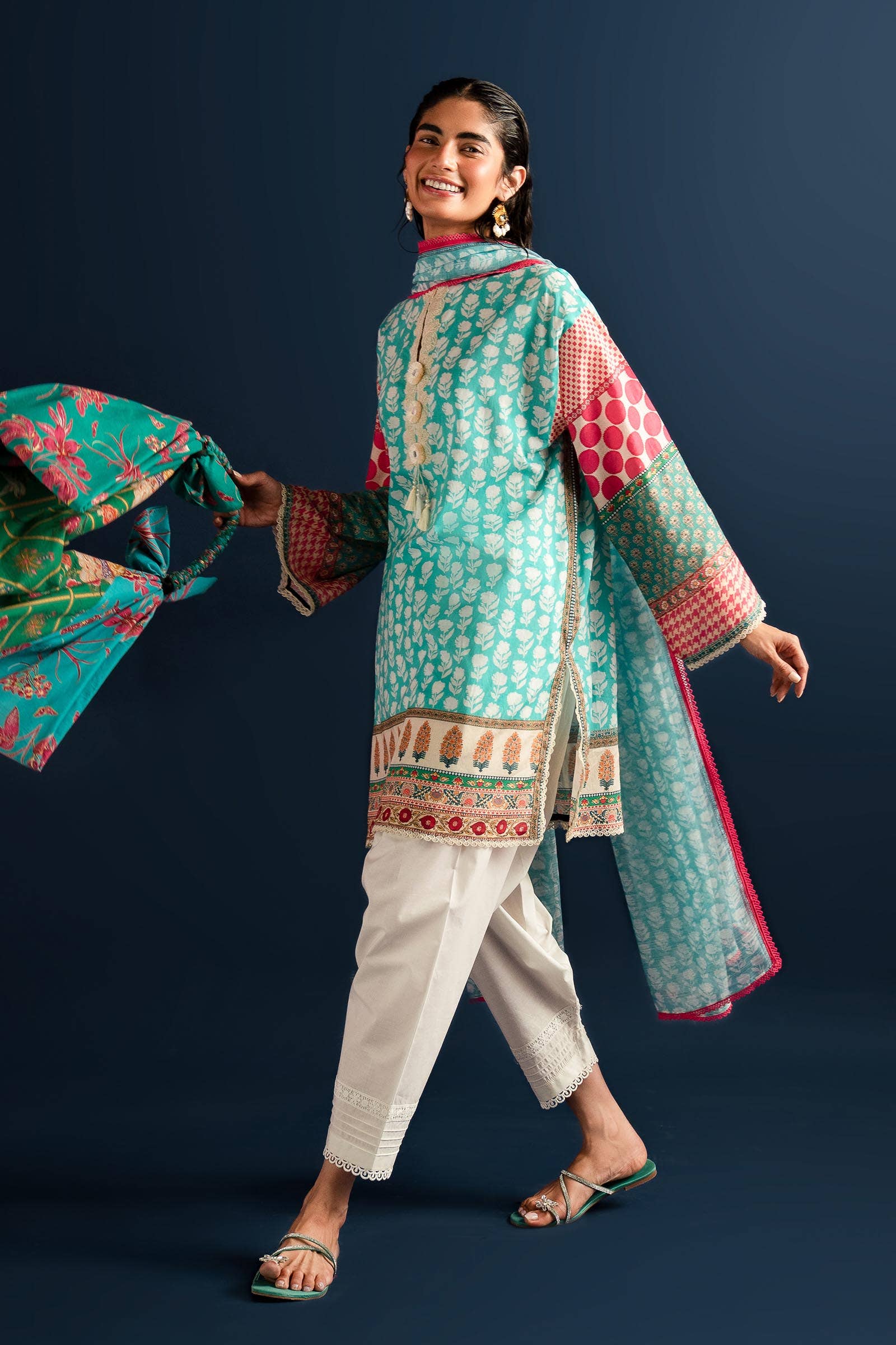 Sana Safinaz | Mahay Summer Lawn 24 | S-13 - Official Sana Safinaz stockist in UK - Sakeena London