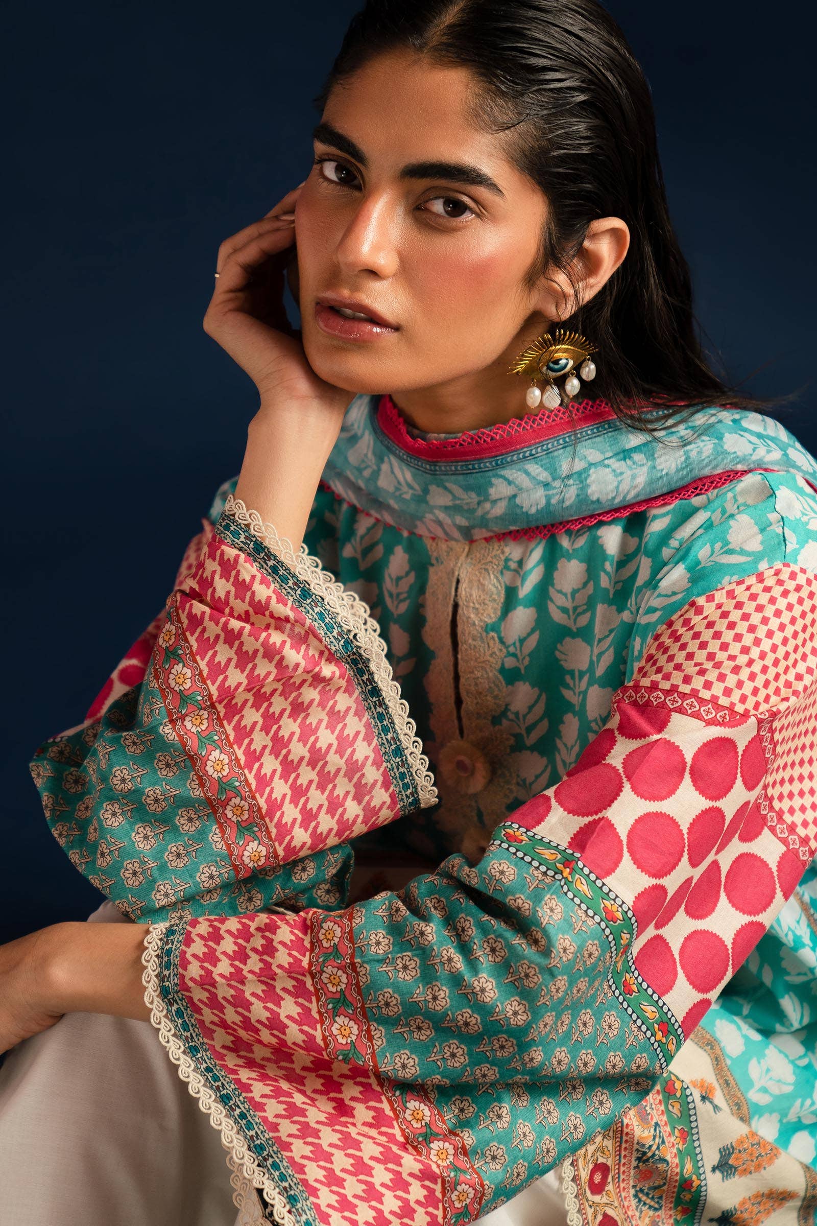 Sana Safinaz | Mahay Summer Lawn 24 | S-13 - Official Sana Safinaz stockist in UK - Sakeena London