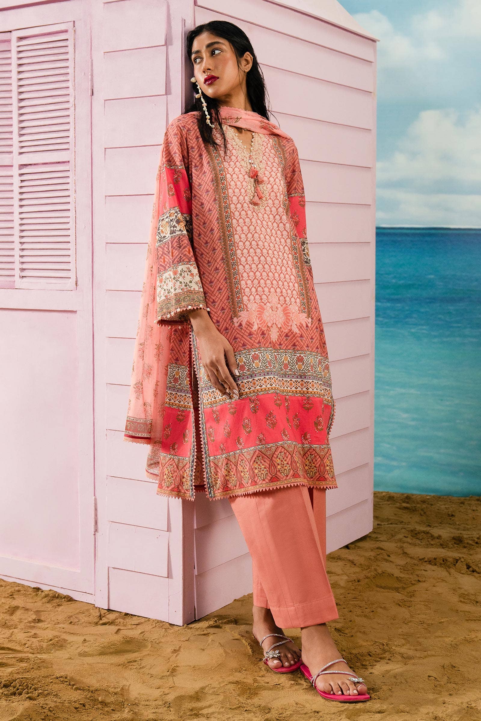 Sana Safinaz | Mahay Summer Lawn 24 | S-12 - Official Sana Safinaz stockist in UK - Sakeena London
