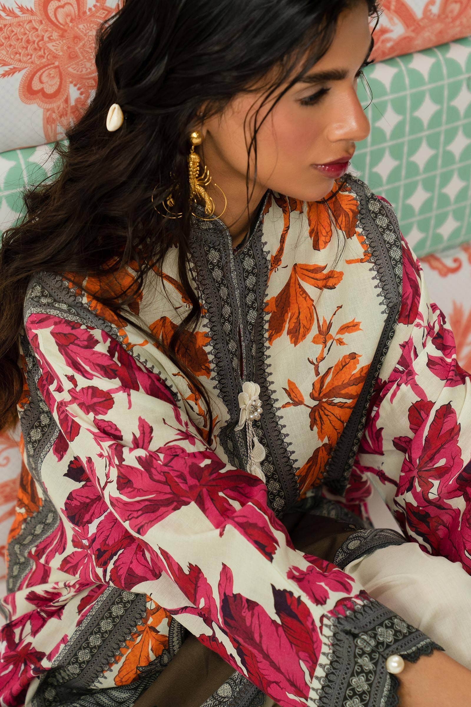 Sana Safinaz | Mahay Summer Lawn 24 | S-10 - Official Sana Safinaz stockist in UK - Sakeena London
