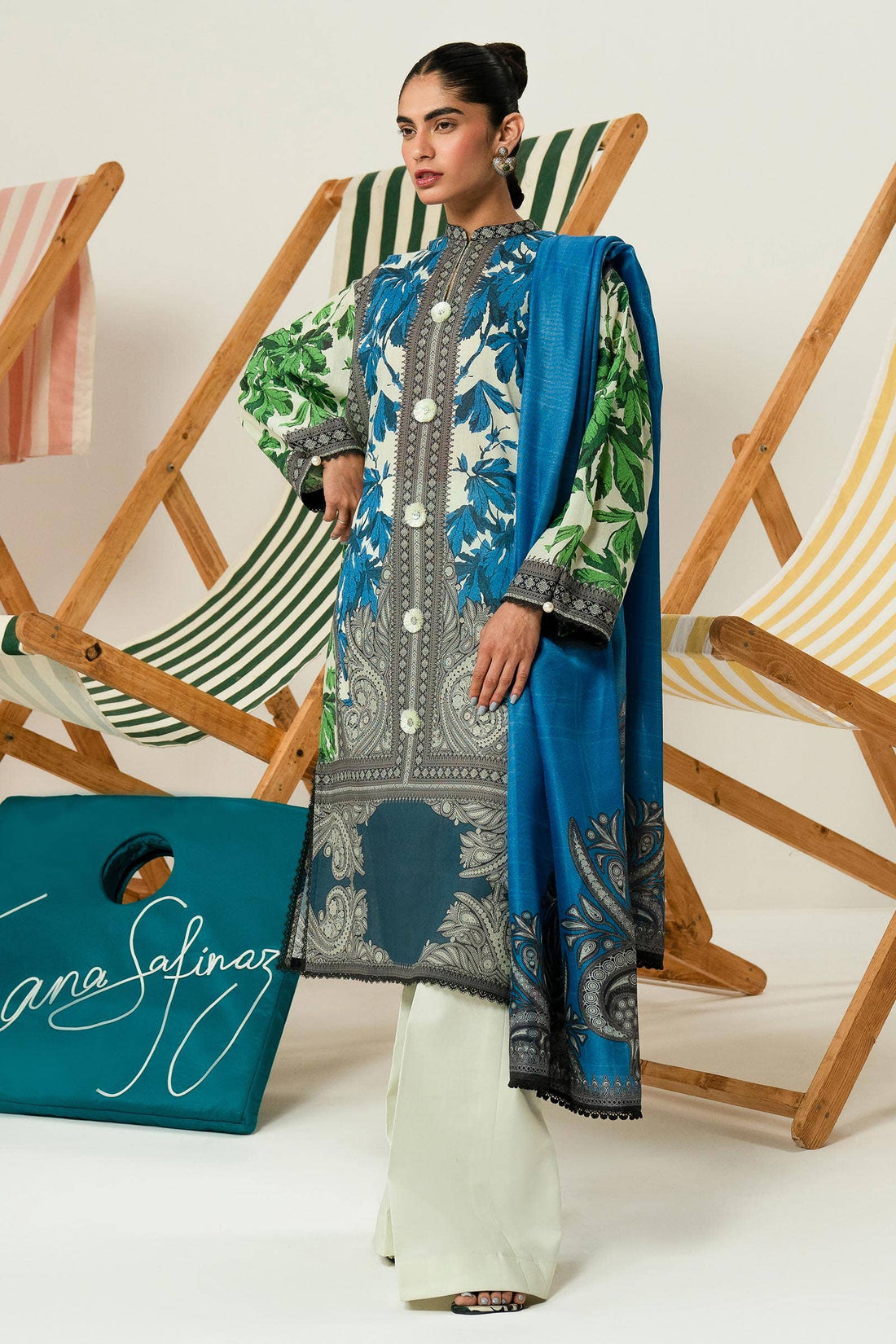 Sana Safinaz | Mahay Summer Lawn 24 | S-09 - Official Sana Safinaz stockist in UK - Sakeena London