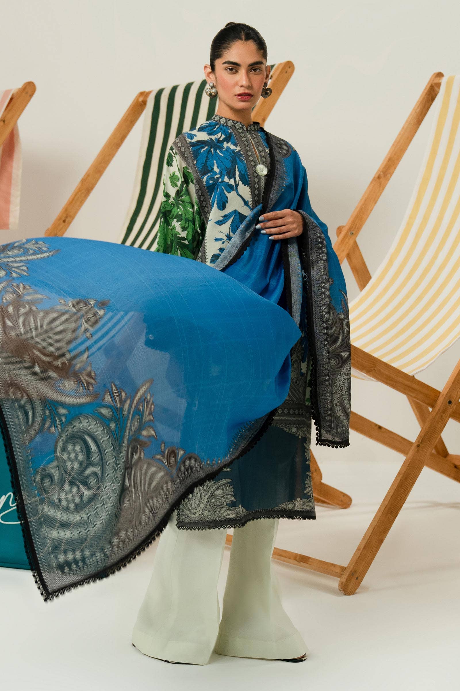 Sana Safinaz | Mahay Summer Lawn 24 | S-09 - Official Sana Safinaz stockist in UK - Sakeena London