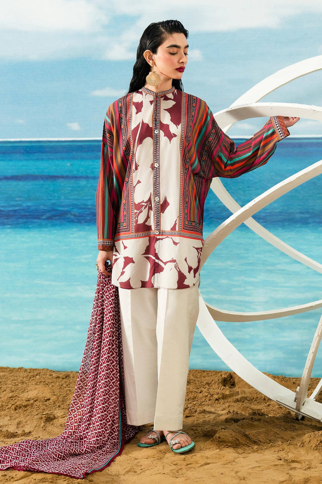 Sana Safinaz | Mahay Summer Lawn 24 | S-06 - Official Sana Safinaz stockist in UK - Sakeena London
