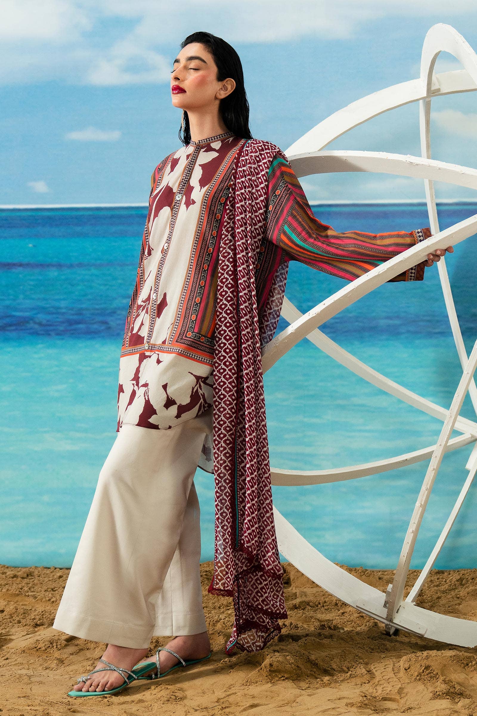Sana Safinaz | Mahay Summer Lawn 24 | S-06 - Official Sana Safinaz stockist in UK - Sakeena London