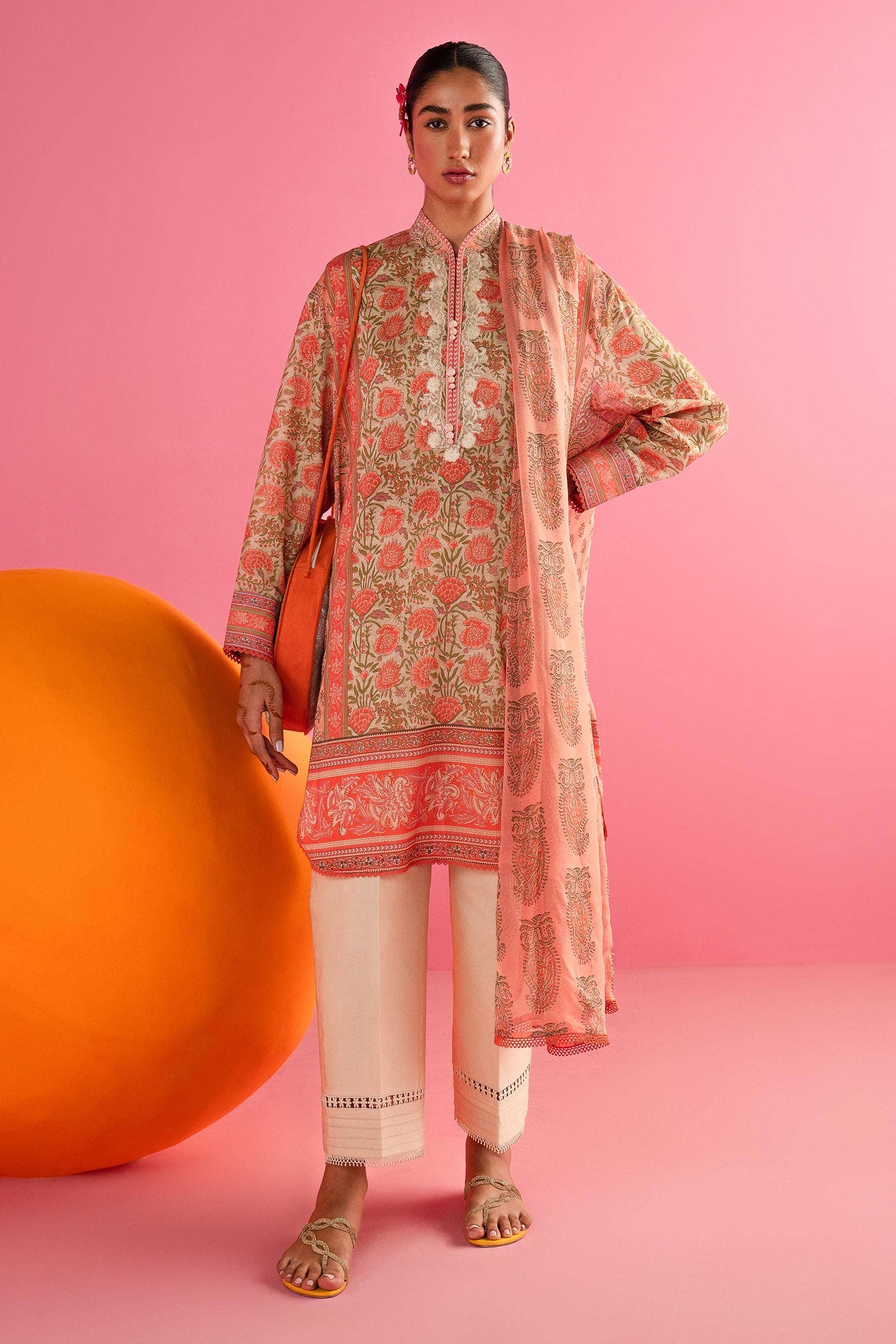 Sana Safinaz | Mahay Summer Lawn 24 | S-04 - Official Sana Safinaz stockist in UK - Sakeena London