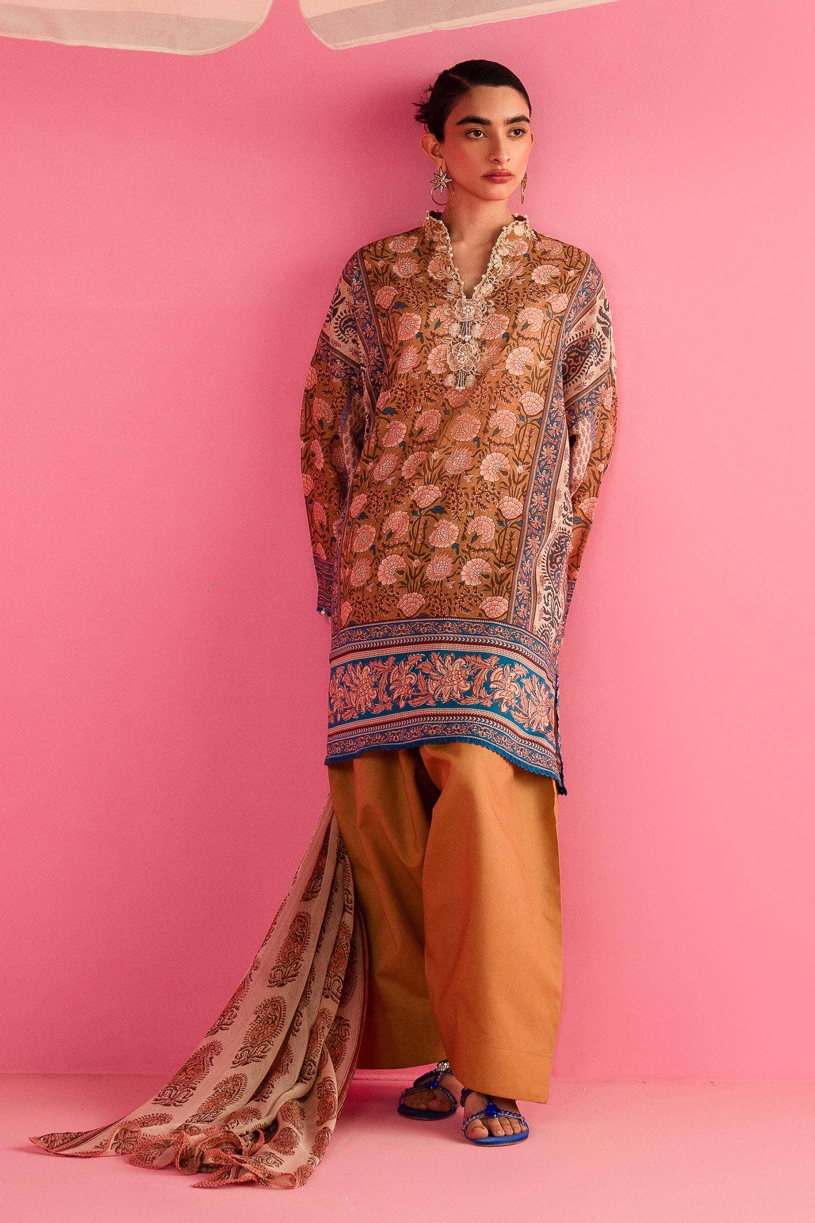Sana Safinaz | Mahay Summer Lawn 24 | S-03 - Official Sana Safinaz stockist in UK - Sakeena London