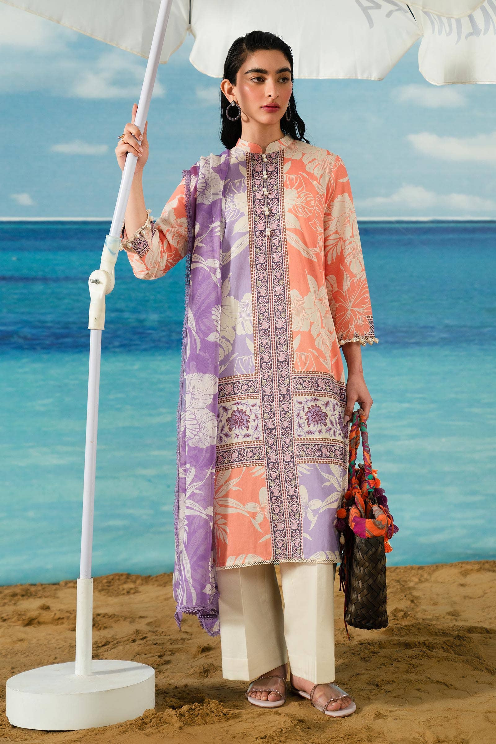 Sana Safinaz | Mahay Summer Lawn 24 | S-01 - Official Sana Safinaz stockist in UK - Sakeena London