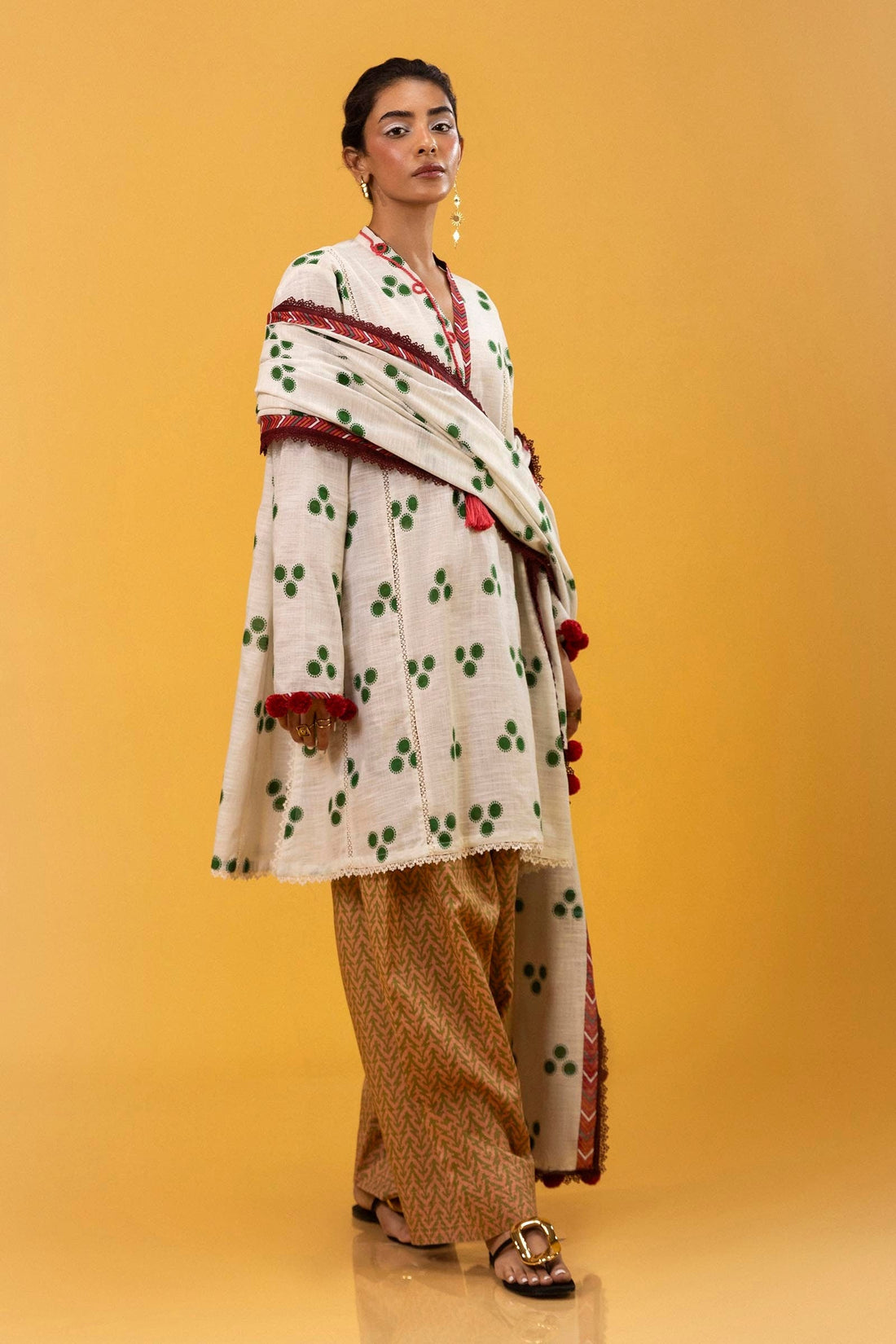Sana Safinaz | Mahay Winter 24 | H243-001B-3CQ - Official Sana Safinaz stockist in UK - Sakeena London