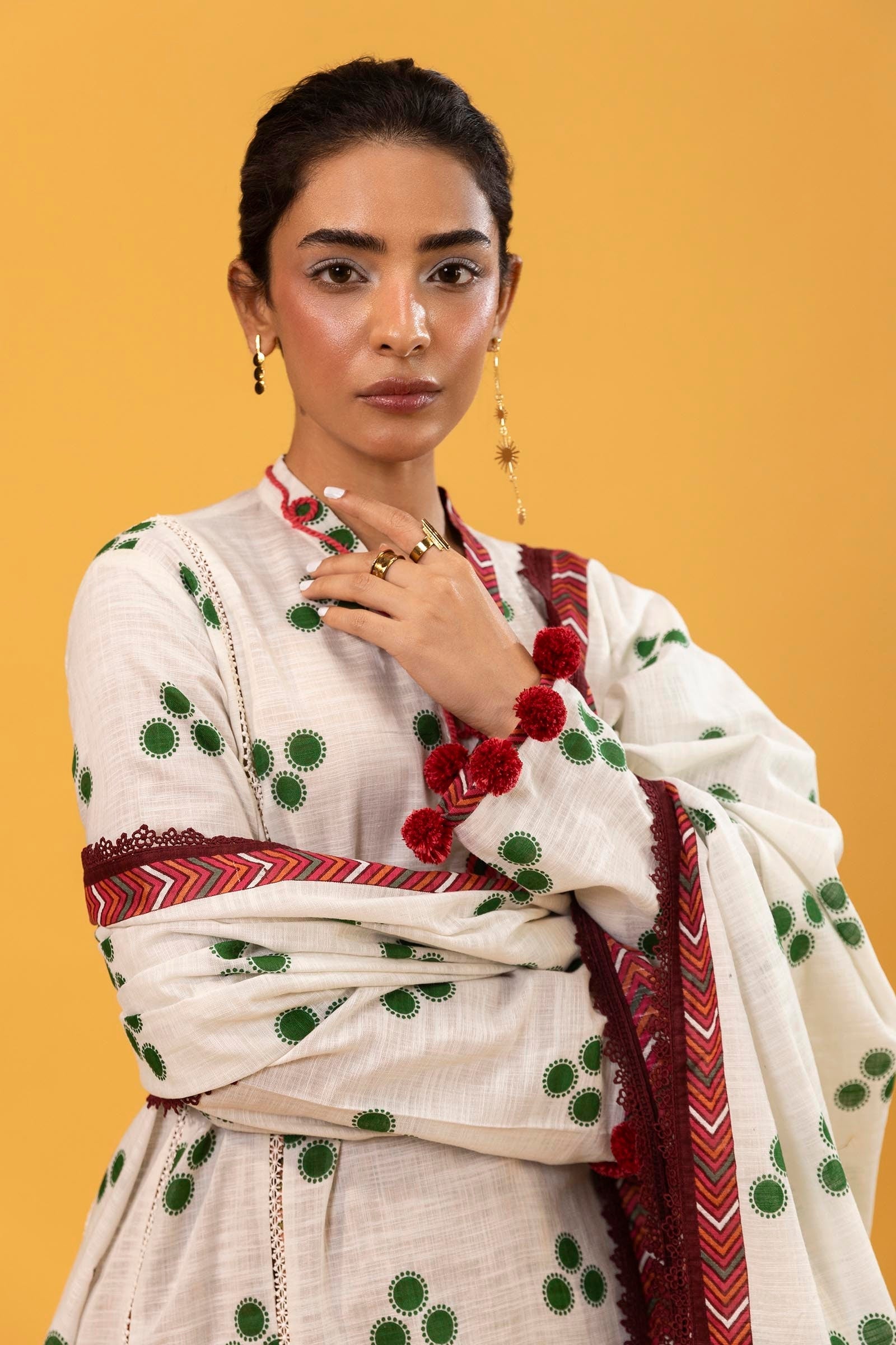 Sana Safinaz | Mahay Winter 24 | H243-001B-3CQ - Official Sana Safinaz stockist in UK - Sakeena London