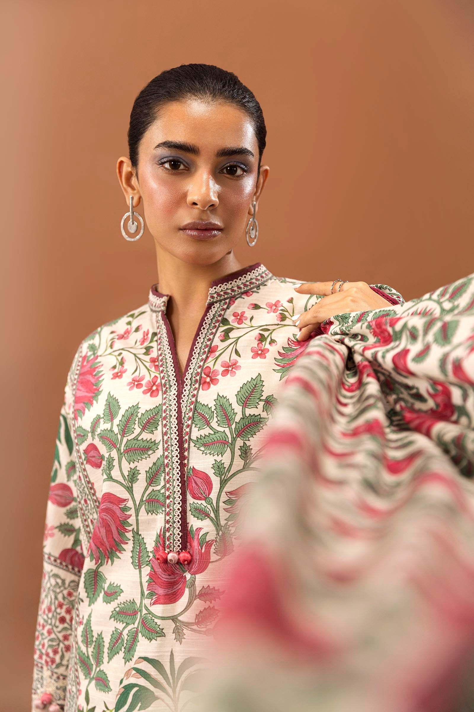 Sana Safinaz | Mahay Winter 24 | H243-002A-3CQ - Official Sana Safinaz stockist in UK - Sakeena London
