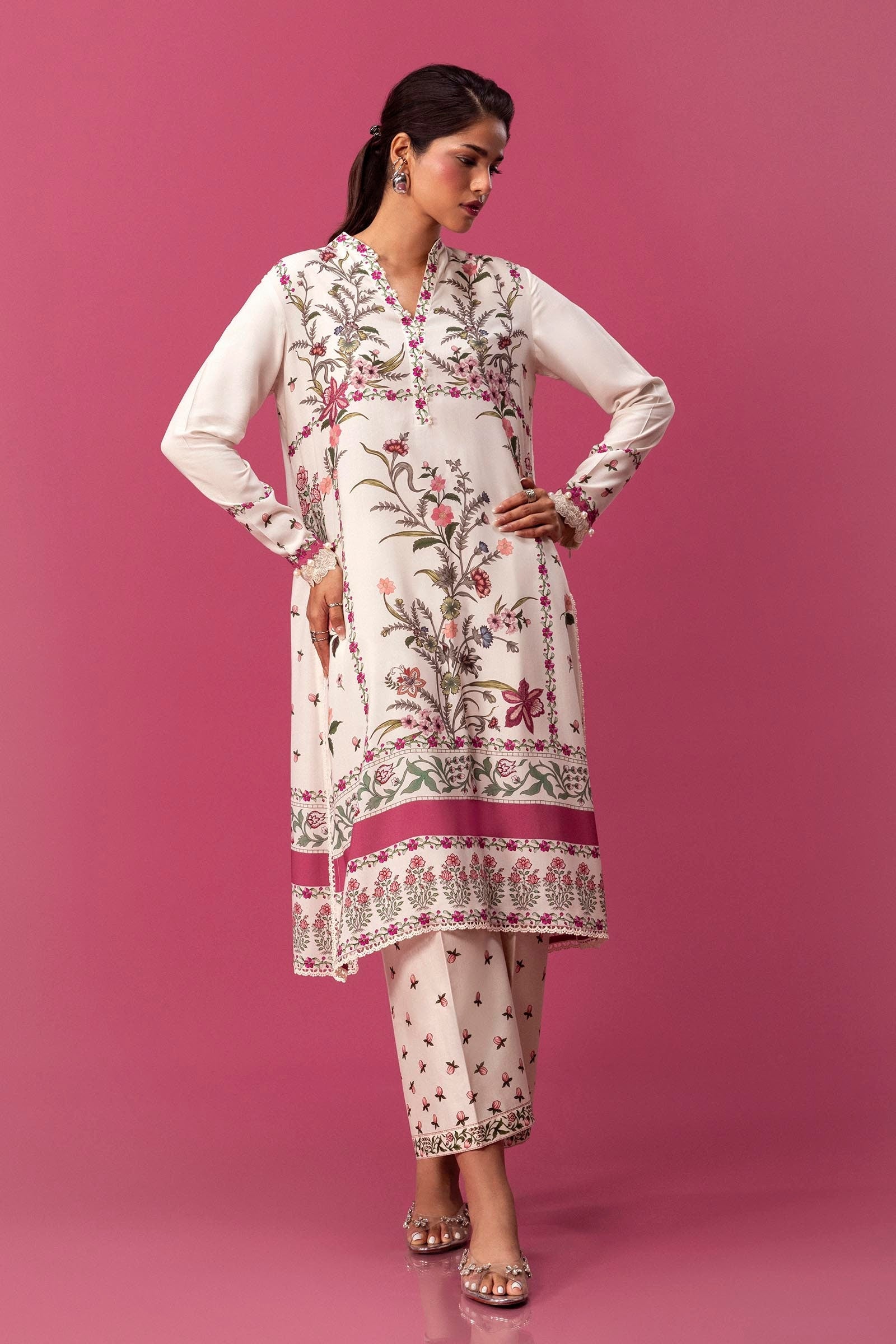 Sana Safinaz | Mahay Winter 24 | H243-007A-2AC - Official Sana Safinaz stockist in UK - Sakeena London