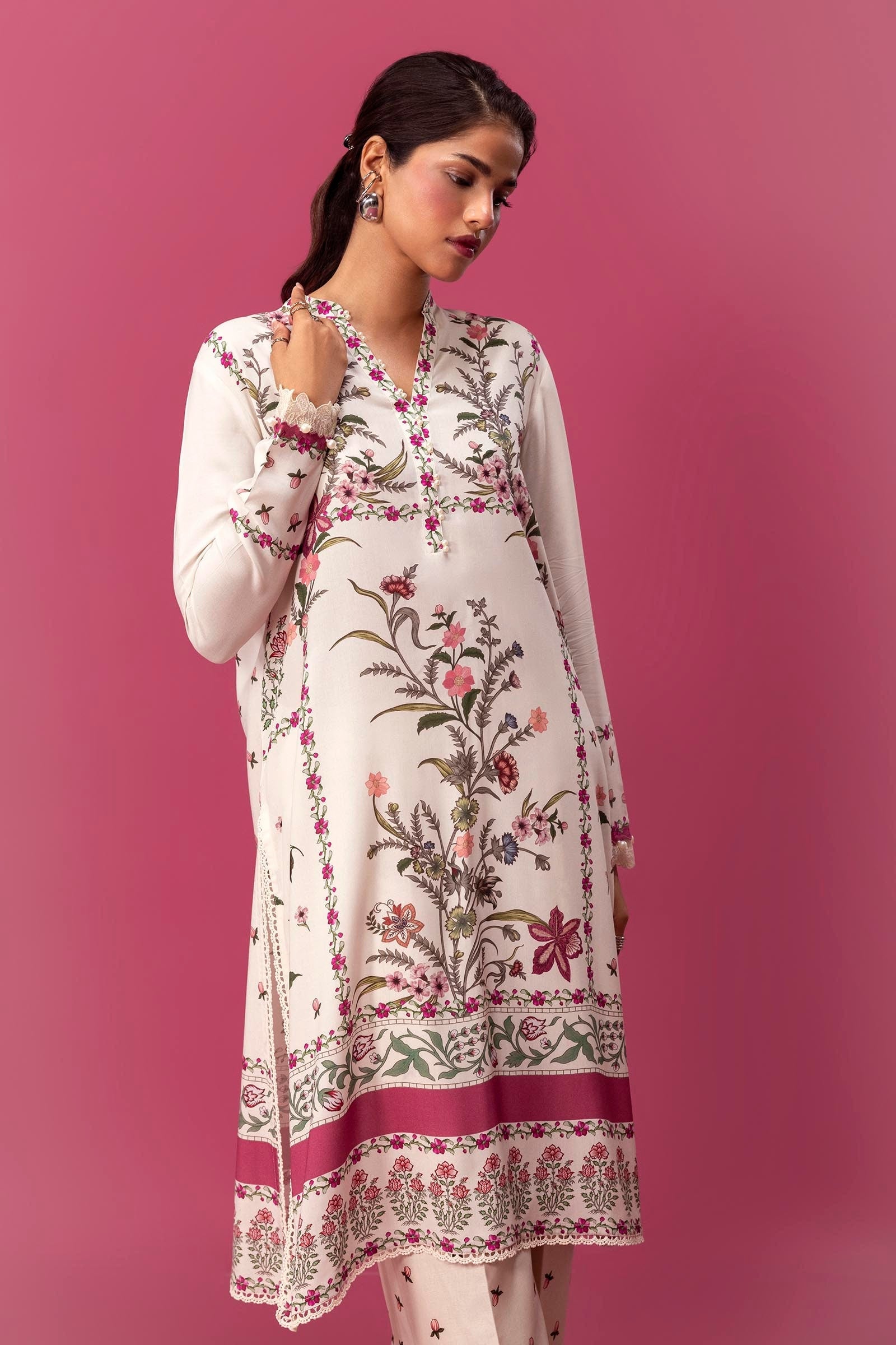 Sana Safinaz | Mahay Winter 24 | H243-007A-2AC - Official Sana Safinaz stockist in UK - Sakeena London