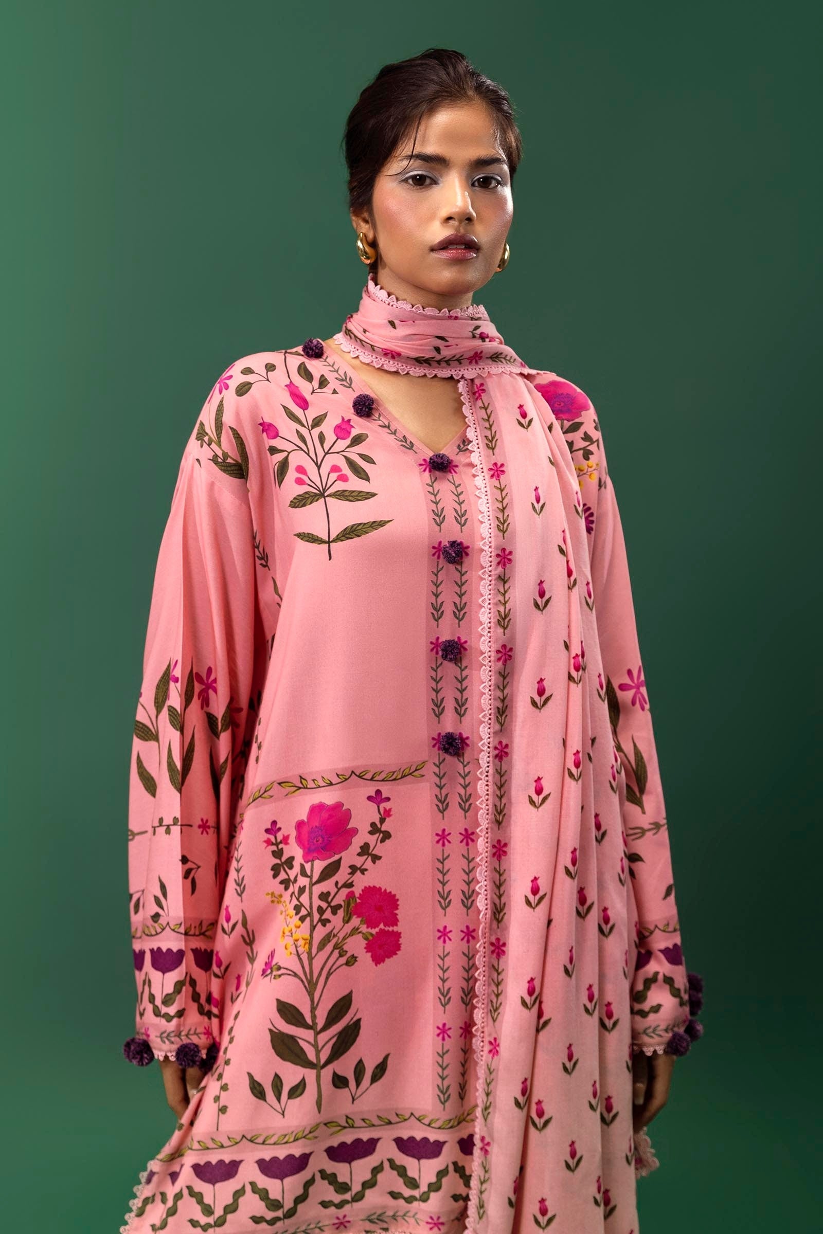 Sana Safinaz | Mahay Winter 24 | H243-010A-3DA - Official Sana Safinaz stockist in UK - Sakeena London