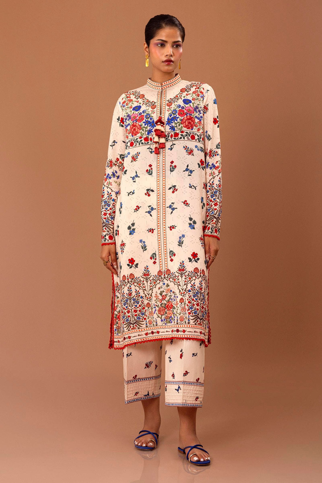 Sana Safinaz | Mahay Winter 24 | H243-011A-2C - Official Sana Safinaz stockist in UK - Sakeena London