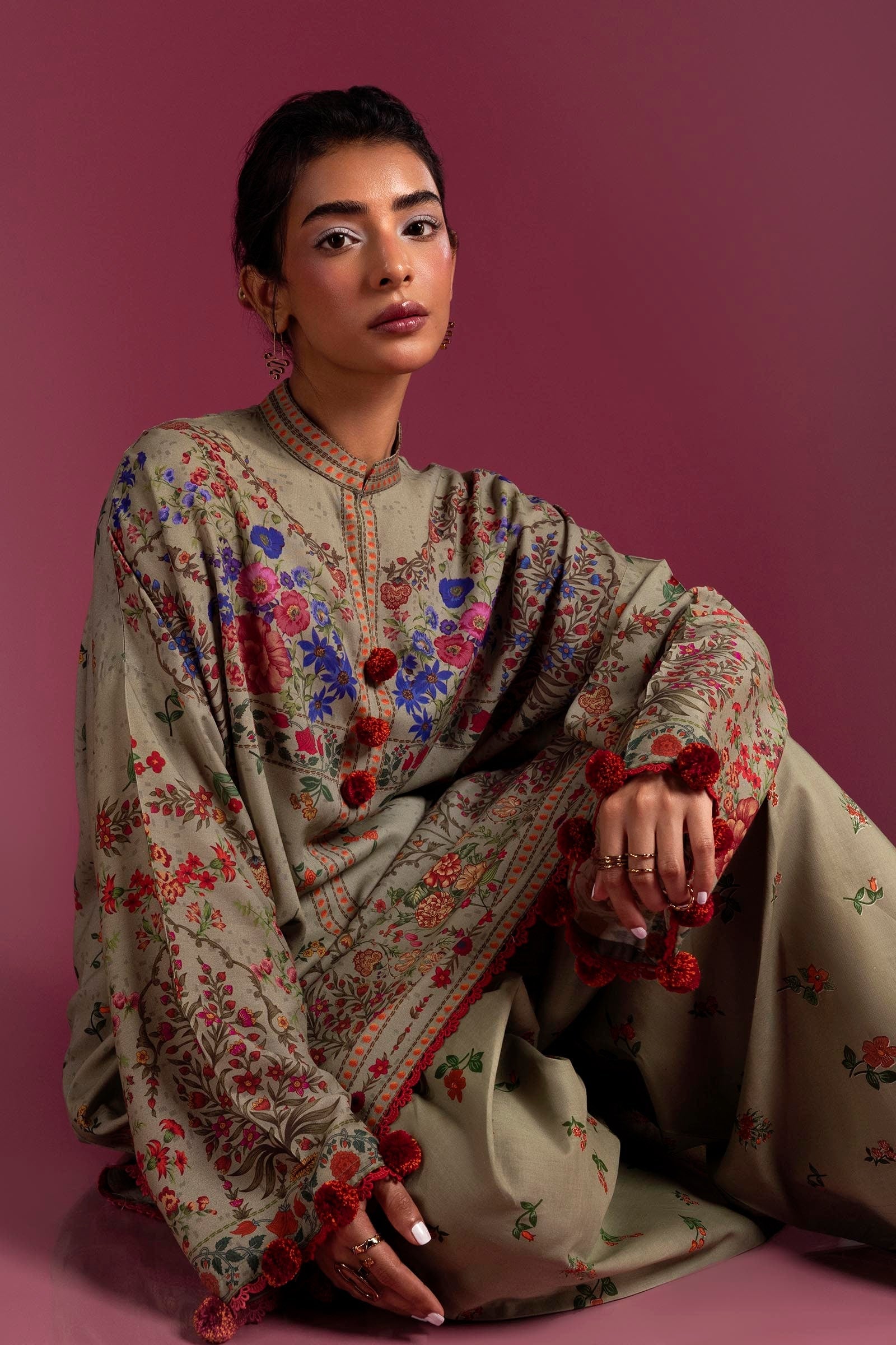Sana Safinaz | Mahay Winter 24 | H243-011B-2C - Official Sana Safinaz stockist in UK - Sakeena London