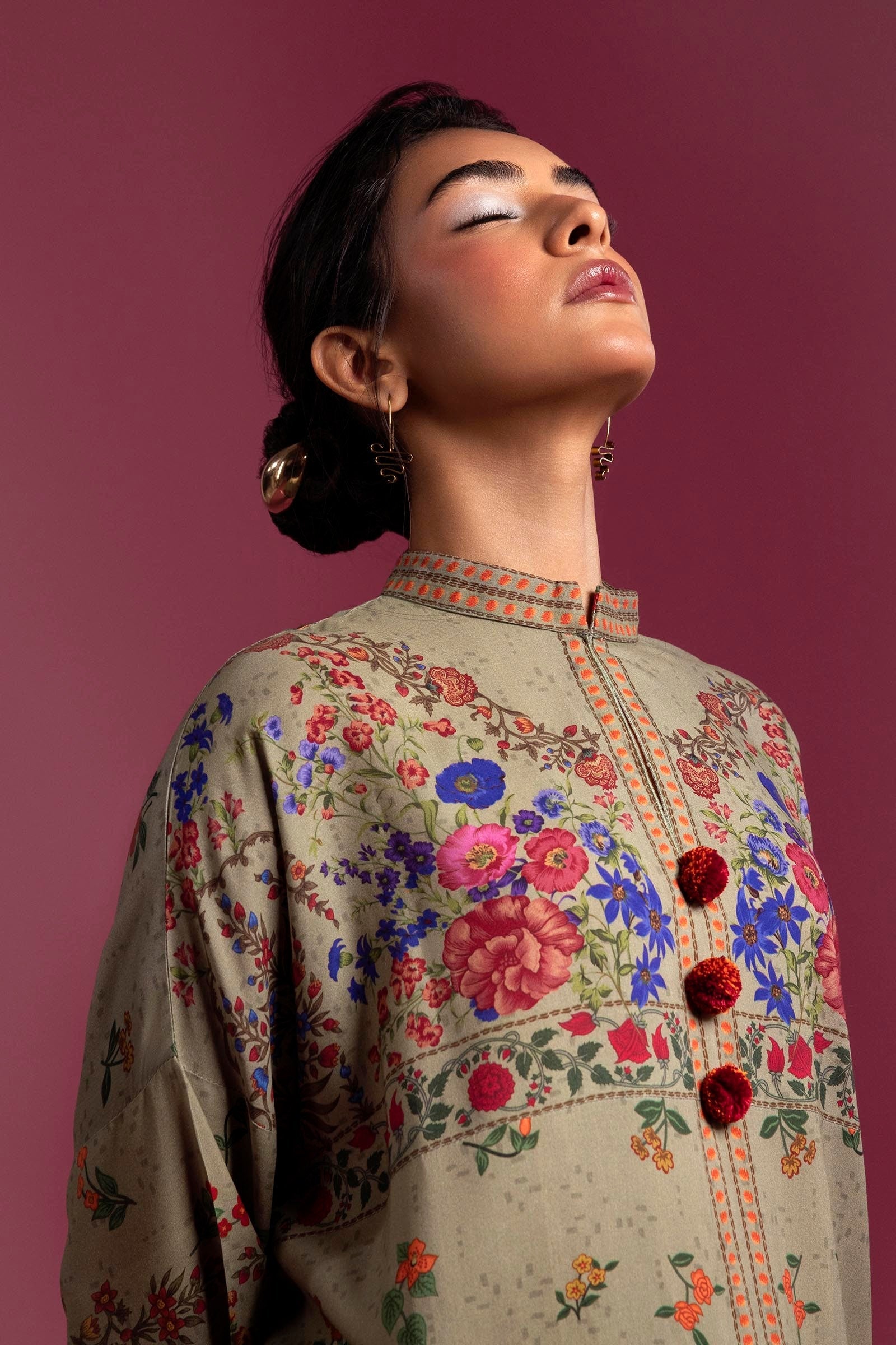 Sana Safinaz | Mahay Winter 24 | H243-011B-2C - Official Sana Safinaz stockist in UK - Sakeena London