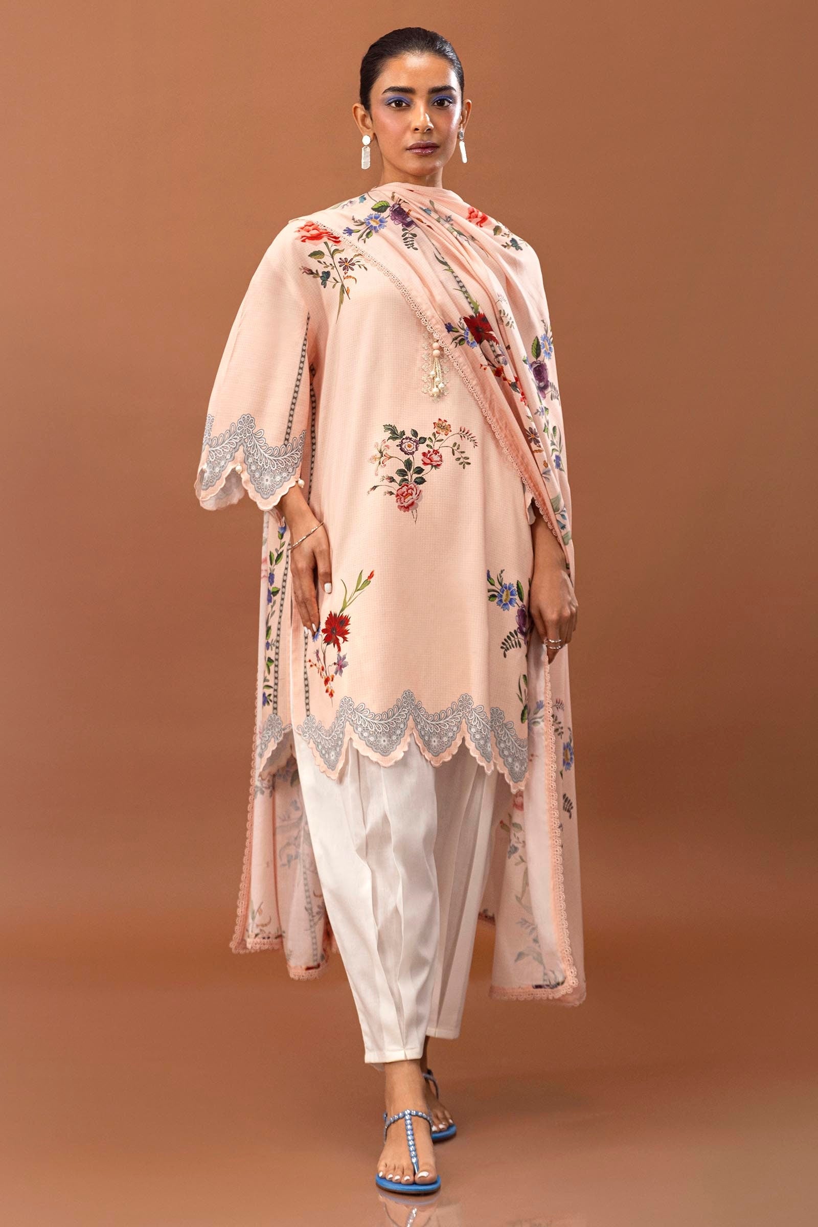 Sana Safinaz | Mahay Winter 24 | H243-012A-2DC - Official Sana Safinaz stockist in UK - Sakeena London