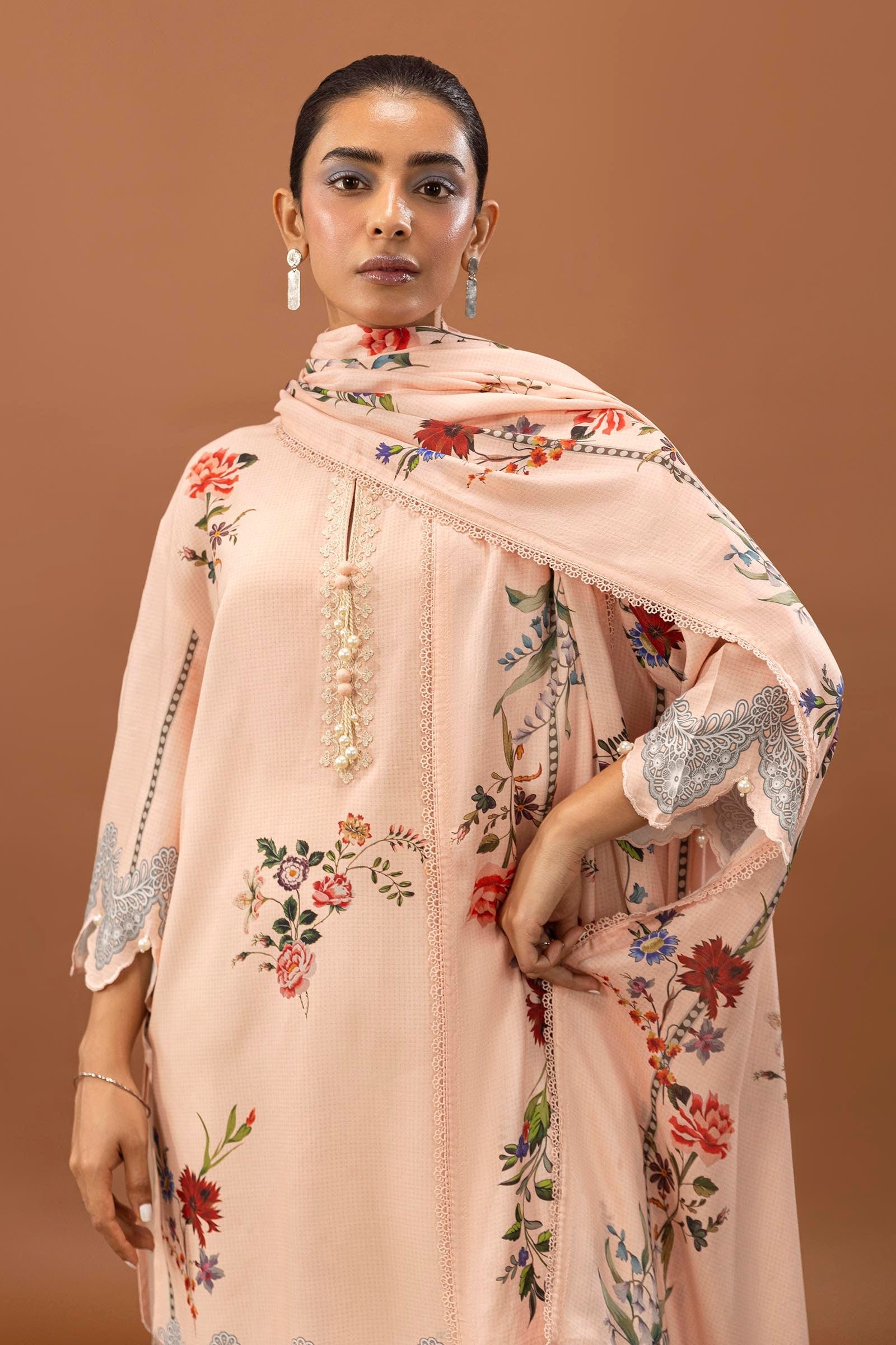 Sana Safinaz | Mahay Winter 24 | H243-012A-2DC - Official Sana Safinaz stockist in UK - Sakeena London