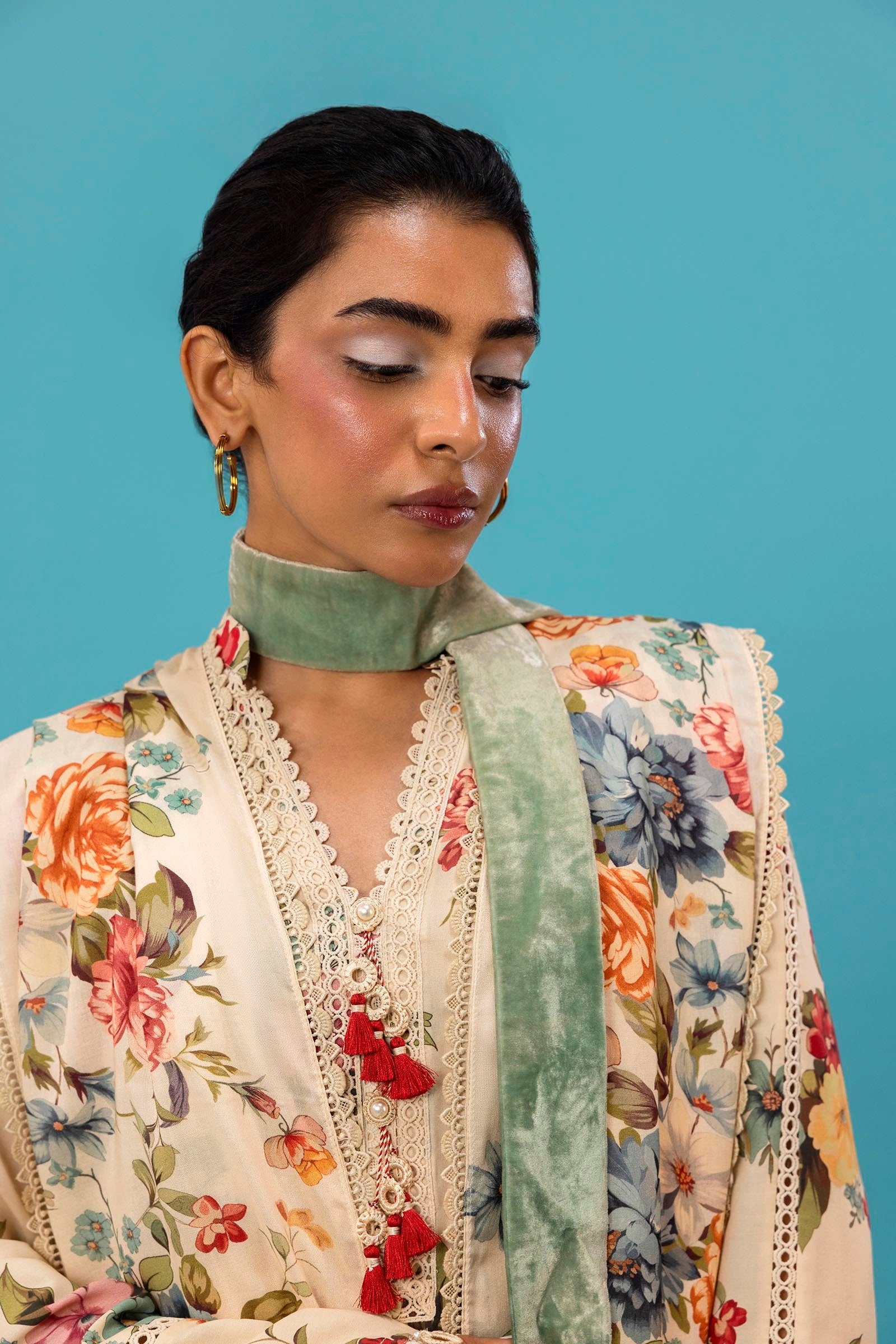 Sana Safinaz | Mahay Winter 24 | H243-014A-3DA - Official Sana Safinaz stockist in UK - Sakeena London