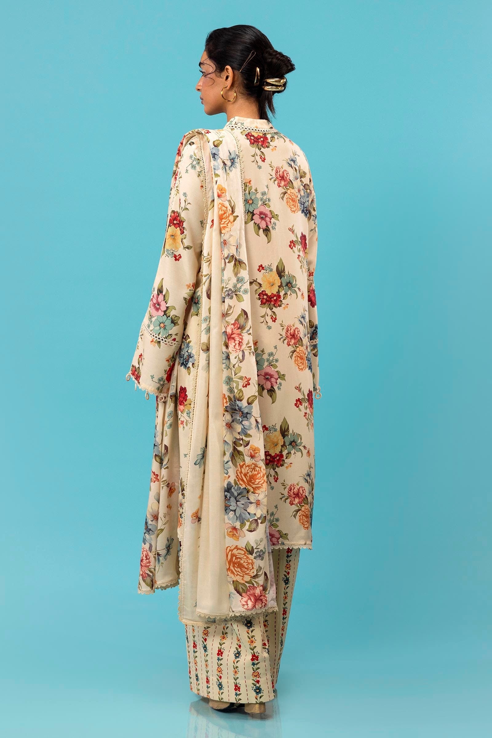 Sana Safinaz | Mahay Winter 24 | H243-014A-3DA - Official Sana Safinaz stockist in UK - Sakeena London