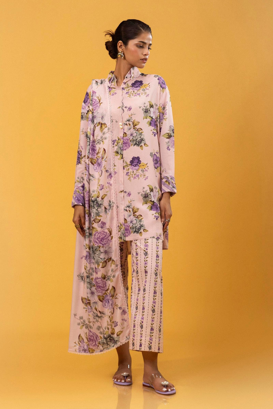 Sana Safinaz | Mahay Winter 24 | H243-014B-3DA - Official Sana Safinaz stockist in UK - Sakeena London