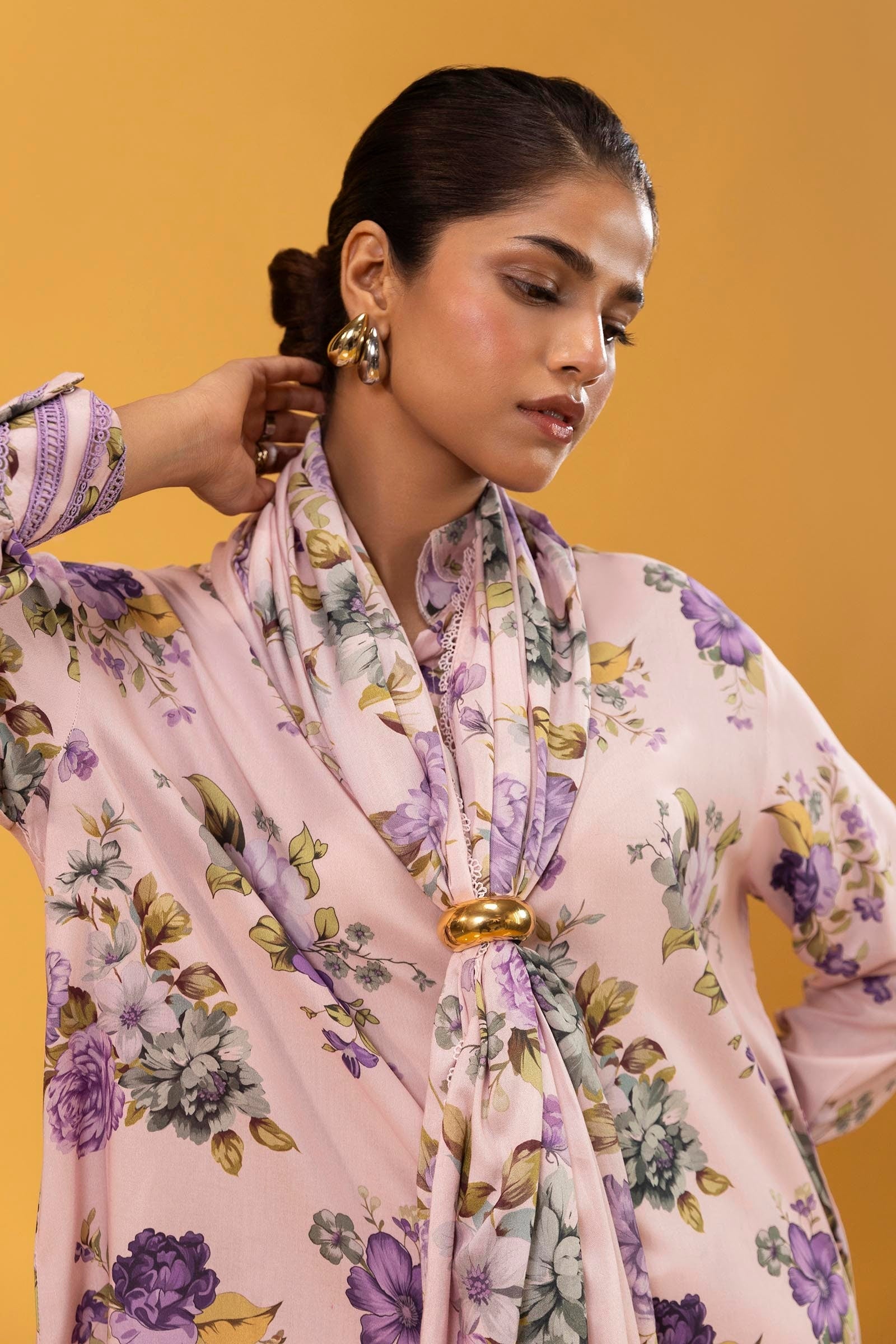 Sana Safinaz | Mahay Winter 24 | H243-014B-3DA - Official Sana Safinaz stockist in UK - Sakeena London