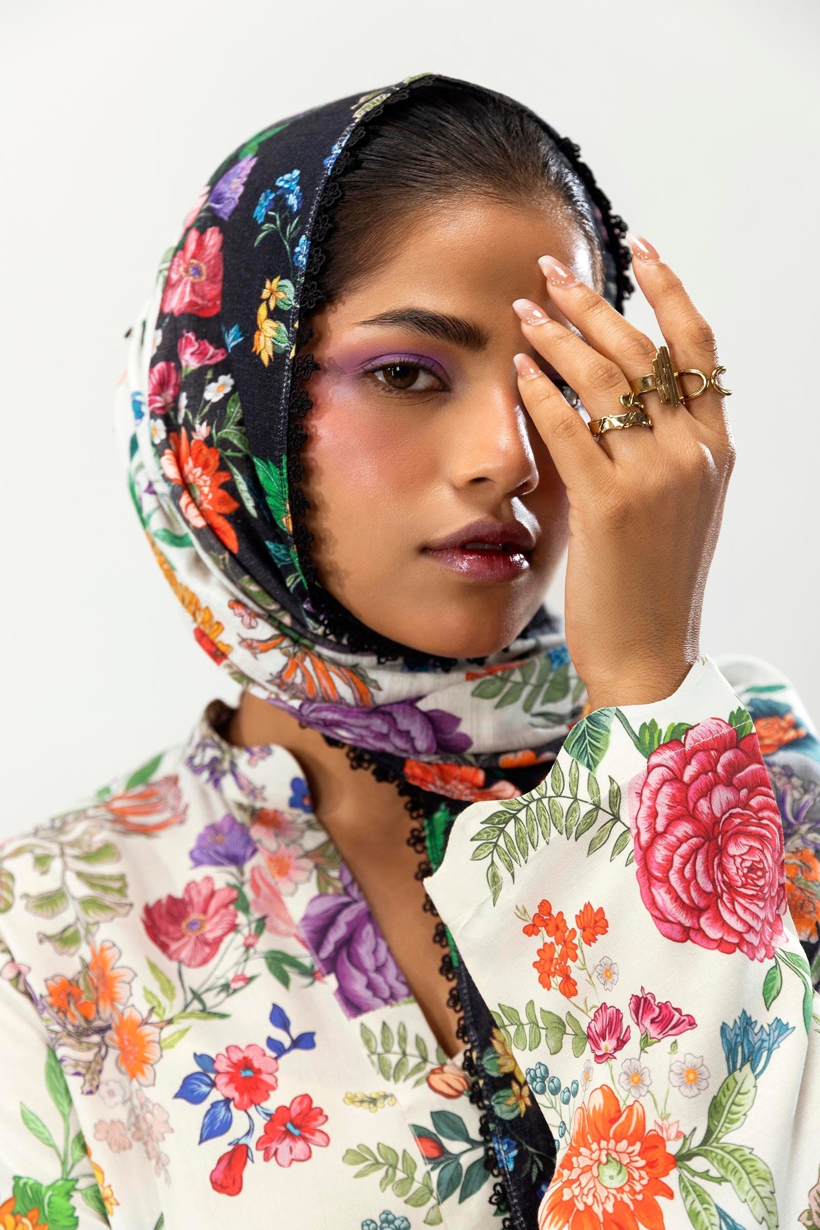 Sana Safinaz | Mahay Winter 24 | H243-015A-2BQ - Official Sana Safinaz stockist in UK - Sakeena London