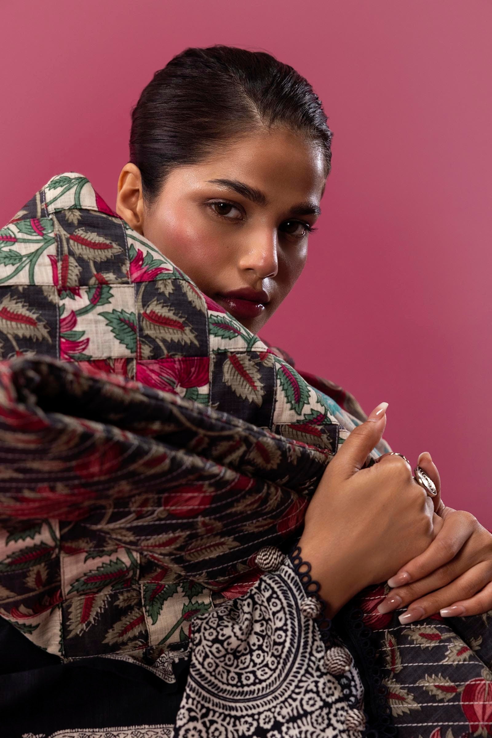 Sana Safinaz | Mahay Winter 24 | H243-016B-3CQ - Official Sana Safinaz stockist in UK - Sakeena London