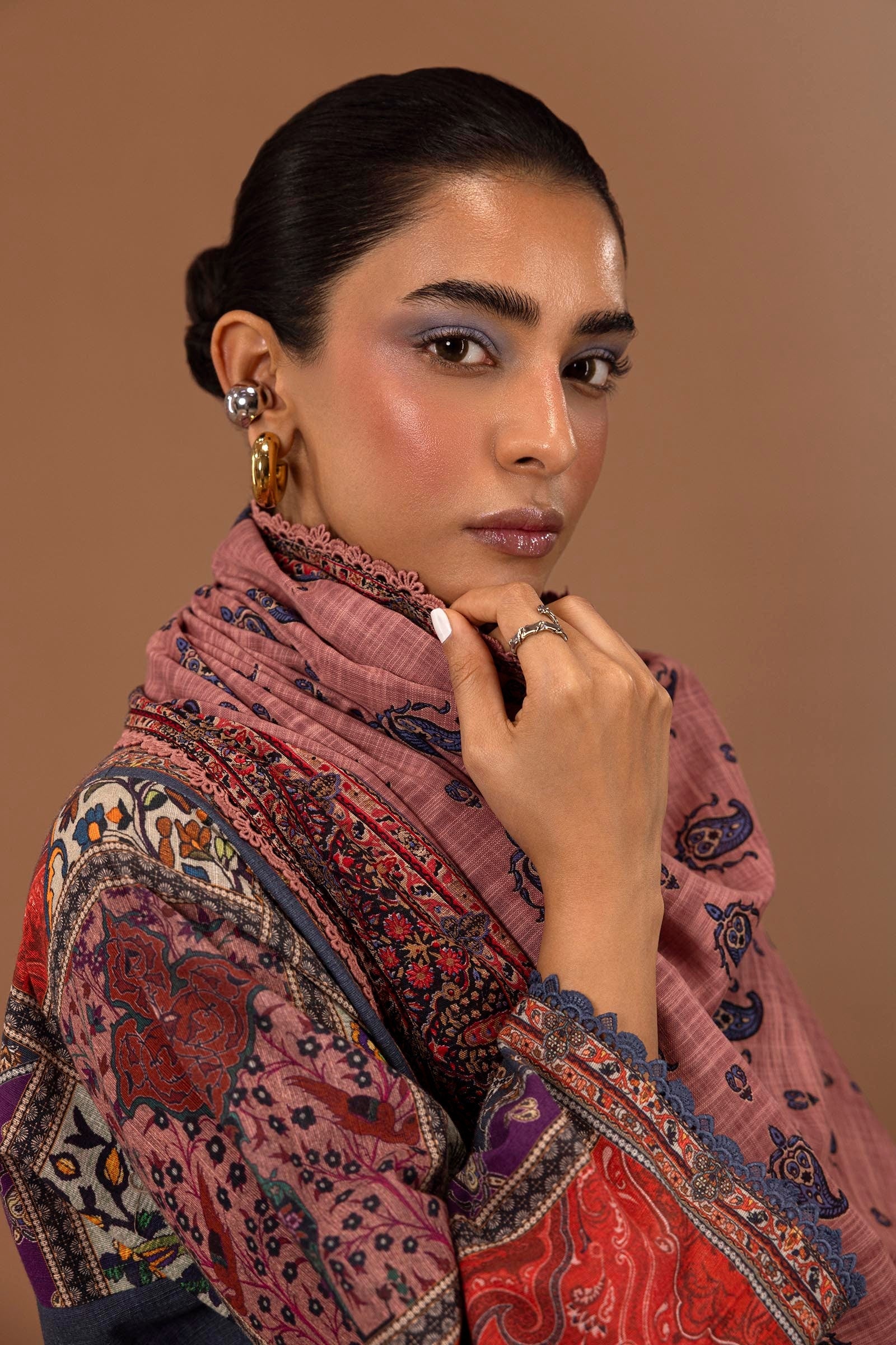 Sana Safinaz | Mahay Winter 24 | H243-019B-2BQ - Official Sana Safinaz stockist in UK - Sakeena London