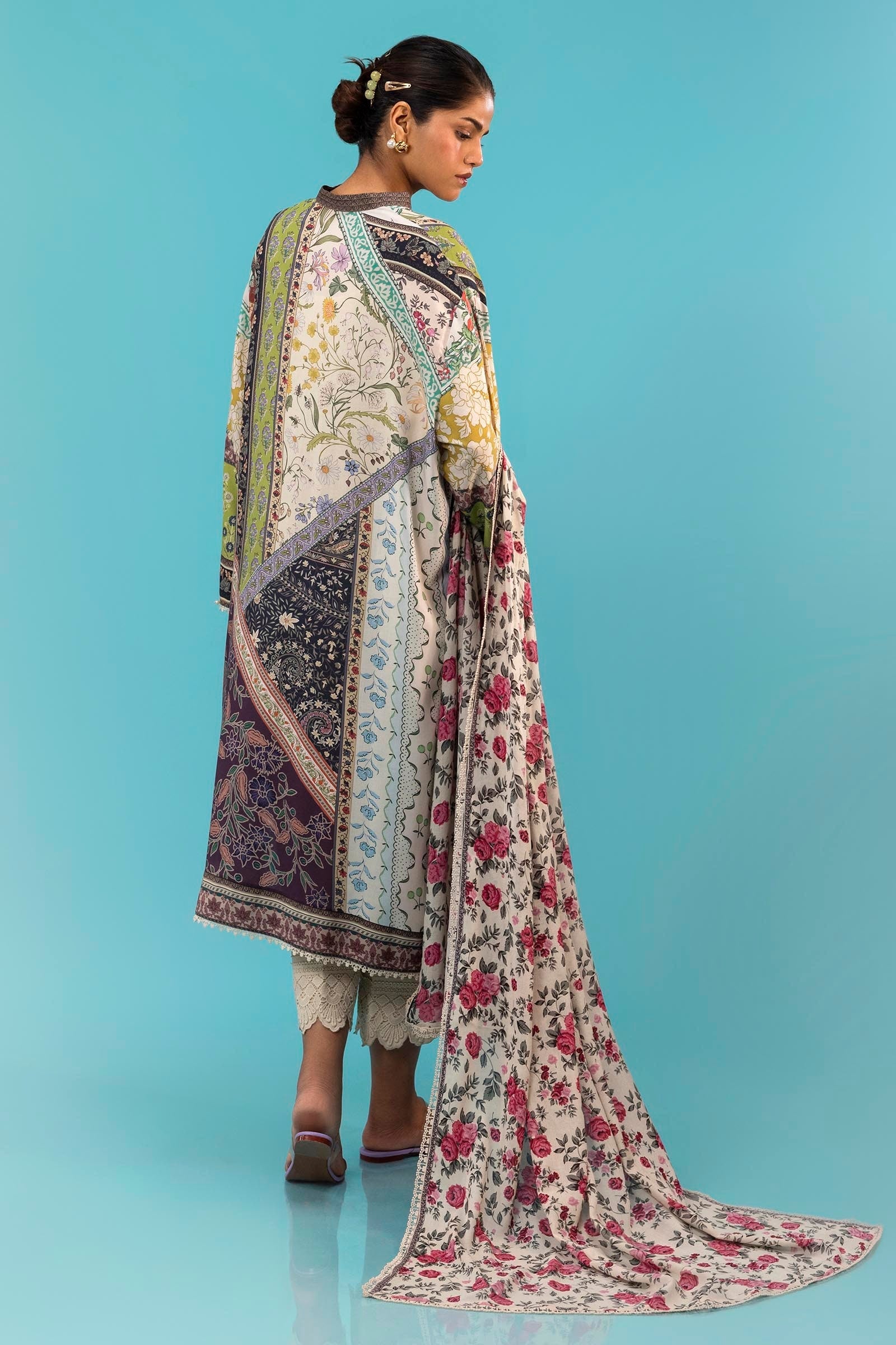 Sana Safinaz | Mahay Winter 24 | H243-020B-2DI - Official Sana Safinaz stockist in UK - Sakeena London
