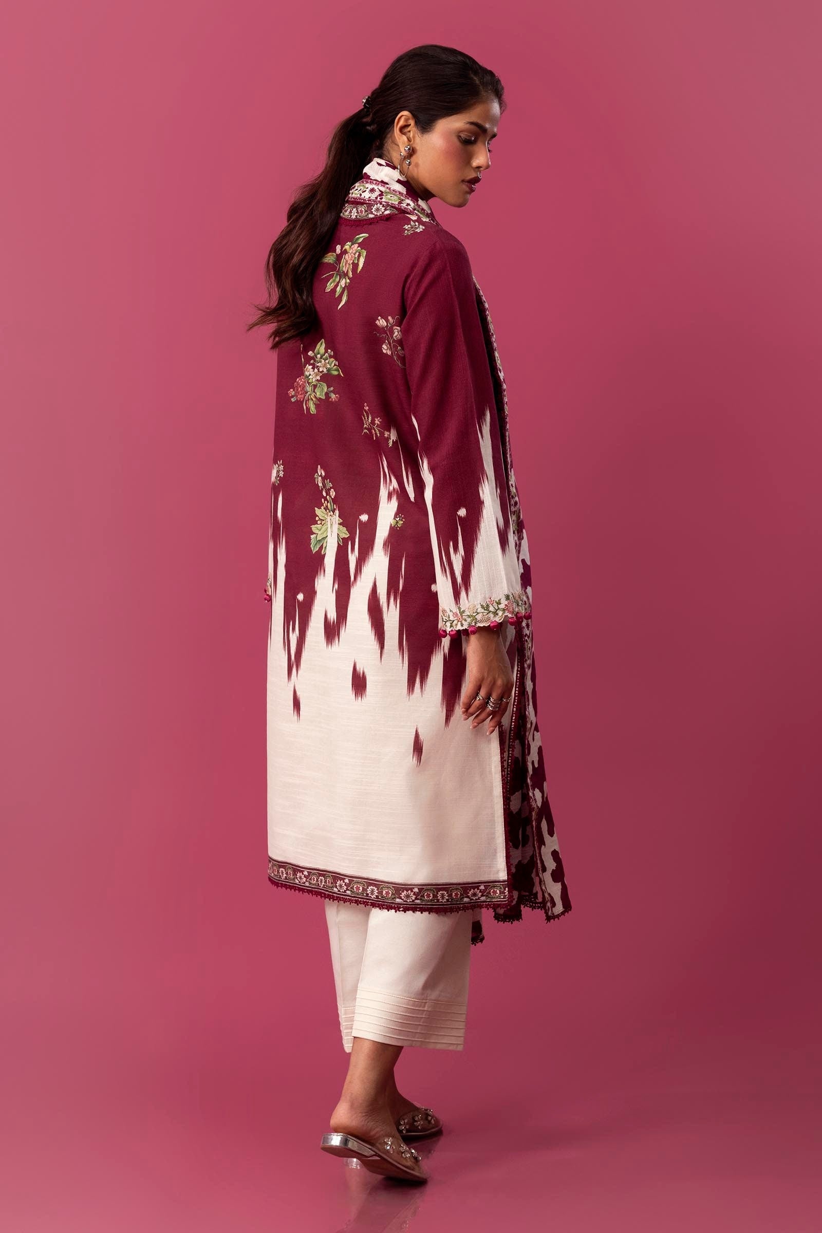 Sana Safinaz | Mahay Winter 24 | H243-021A-2BQ - Official Sana Safinaz stockist in UK - Sakeena London