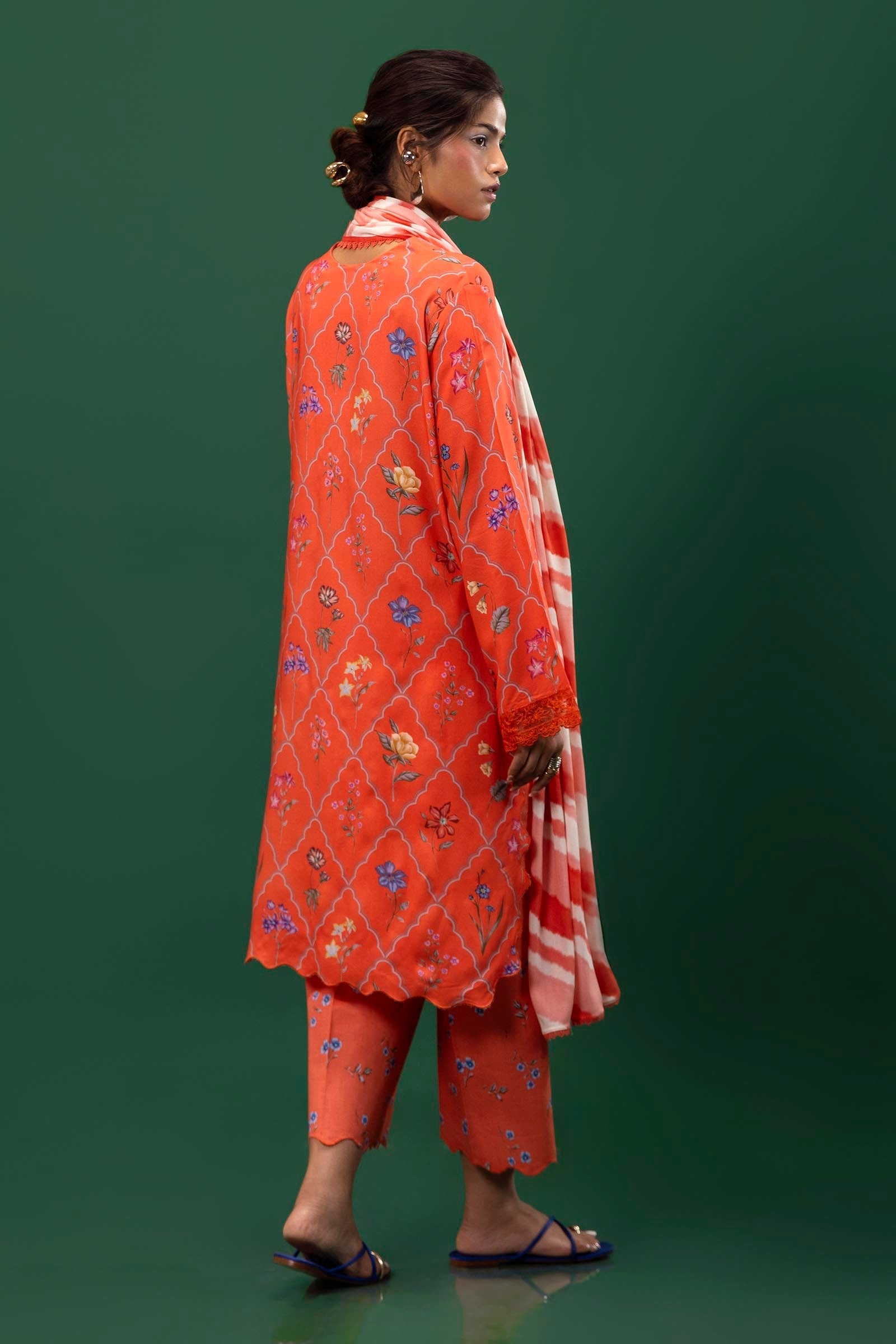 Sana Safinaz | Mahay Winter 24 | H243-024B-3DB - Official Sana Safinaz stockist in UK - Sakeena London
