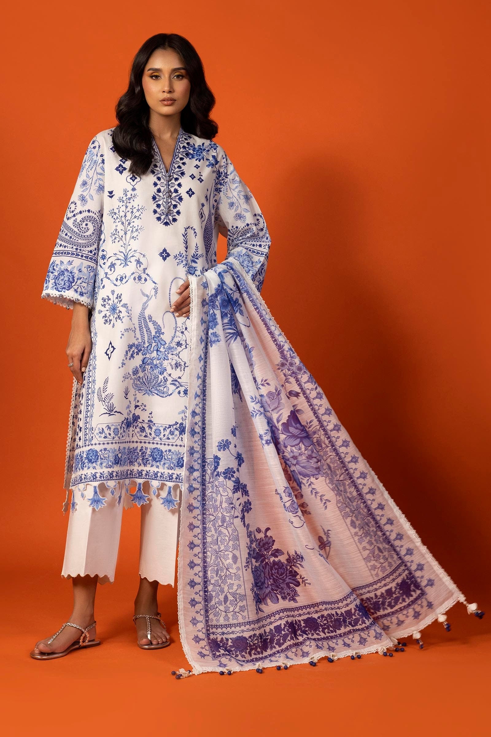 Sana Safinaz | Mahay Spring 25 | 1B - Official Sana Safinaz stockist in UK - Sakeena London