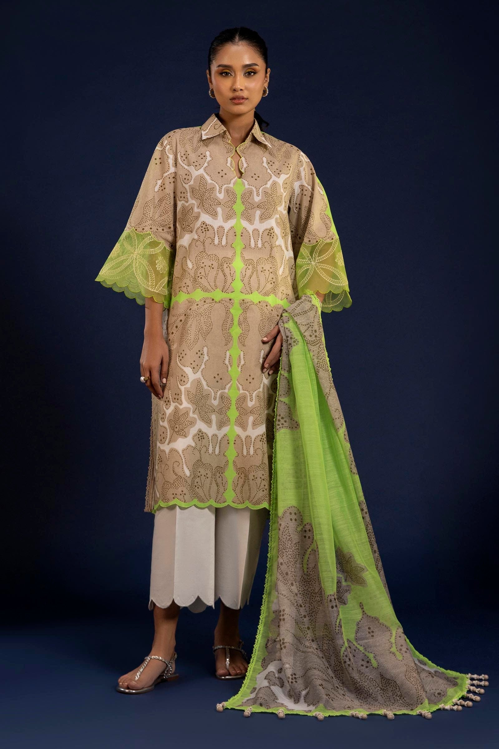 Sana Safinaz | Mahay Spring 25 | H251-004B-2DD - Official Sana Safinaz stockist in UK - Sakeena London