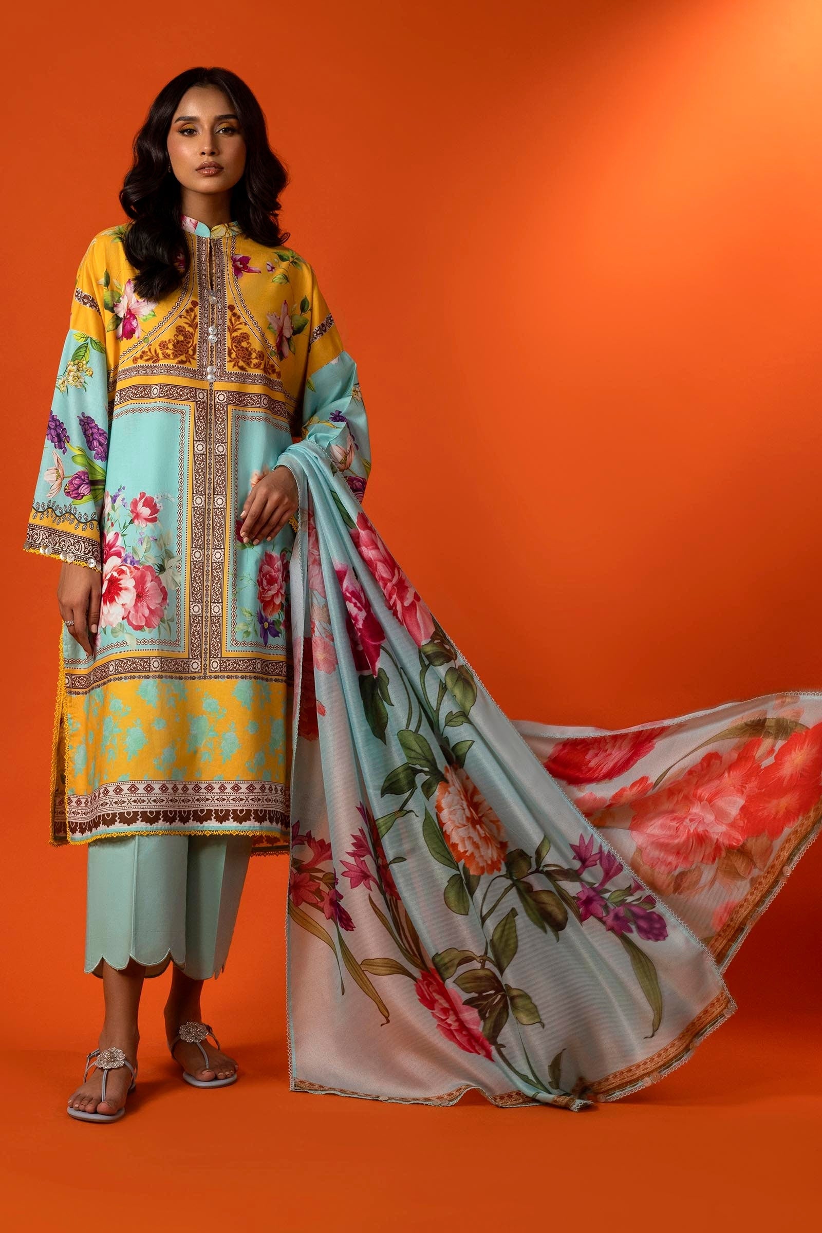 Sana Safinaz | Mahay Spring 25 | A-12 - Official Sana Safinaz stockist in UK - Sakeena London