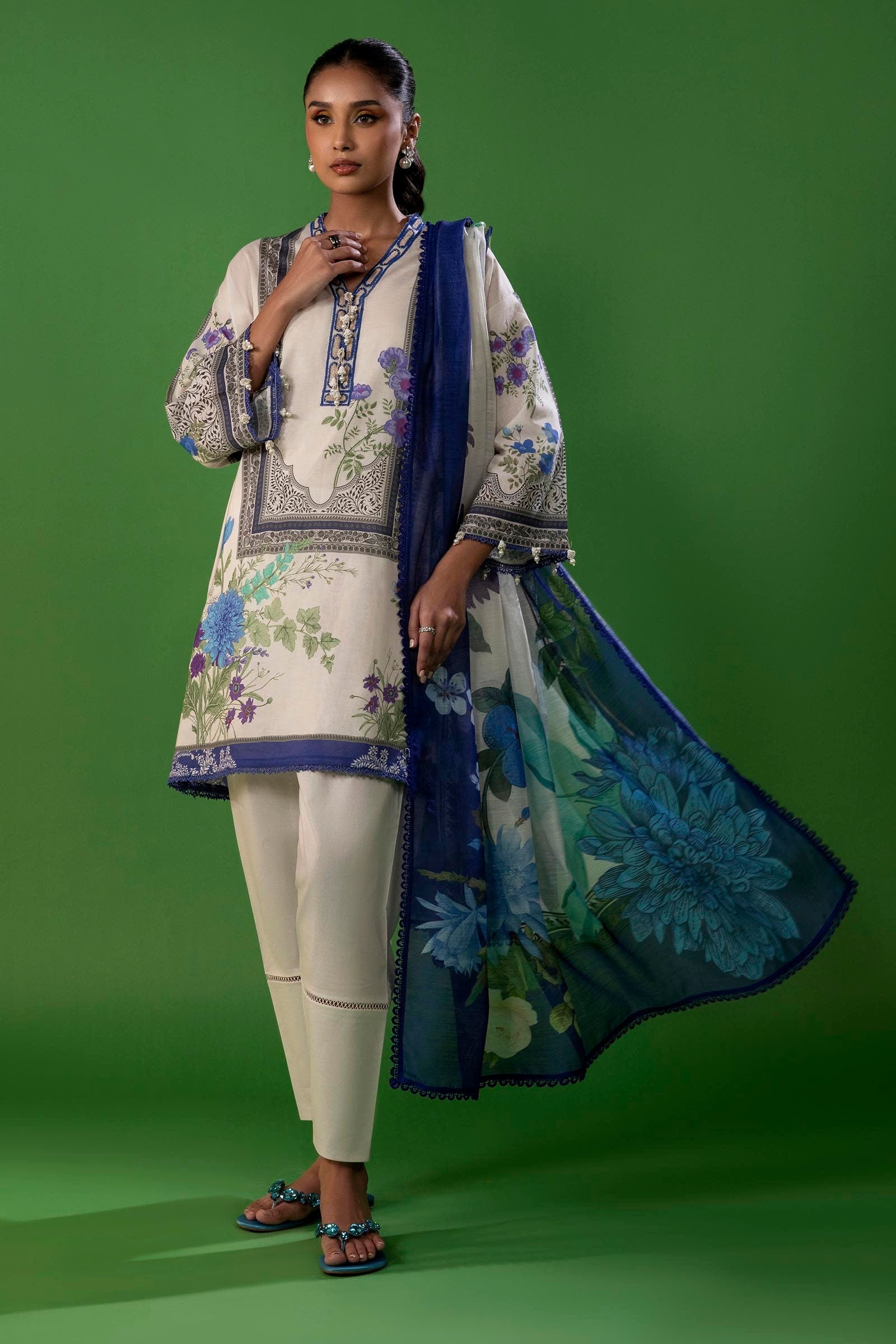 Sana Safinaz | Mahay Spring 25 | A-10 - Official Sana Safinaz stockist in UK - Sakeena London
