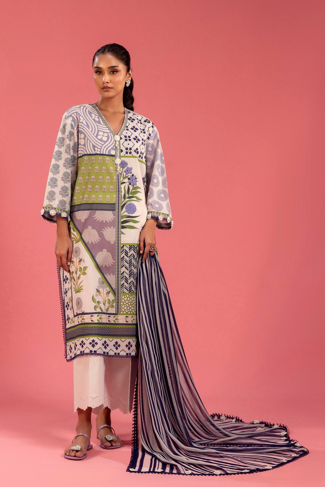 Sana Safinaz | Mahay Spring 25 | A-06 - Official Sana Safinaz stockist in UK - Sakeena London