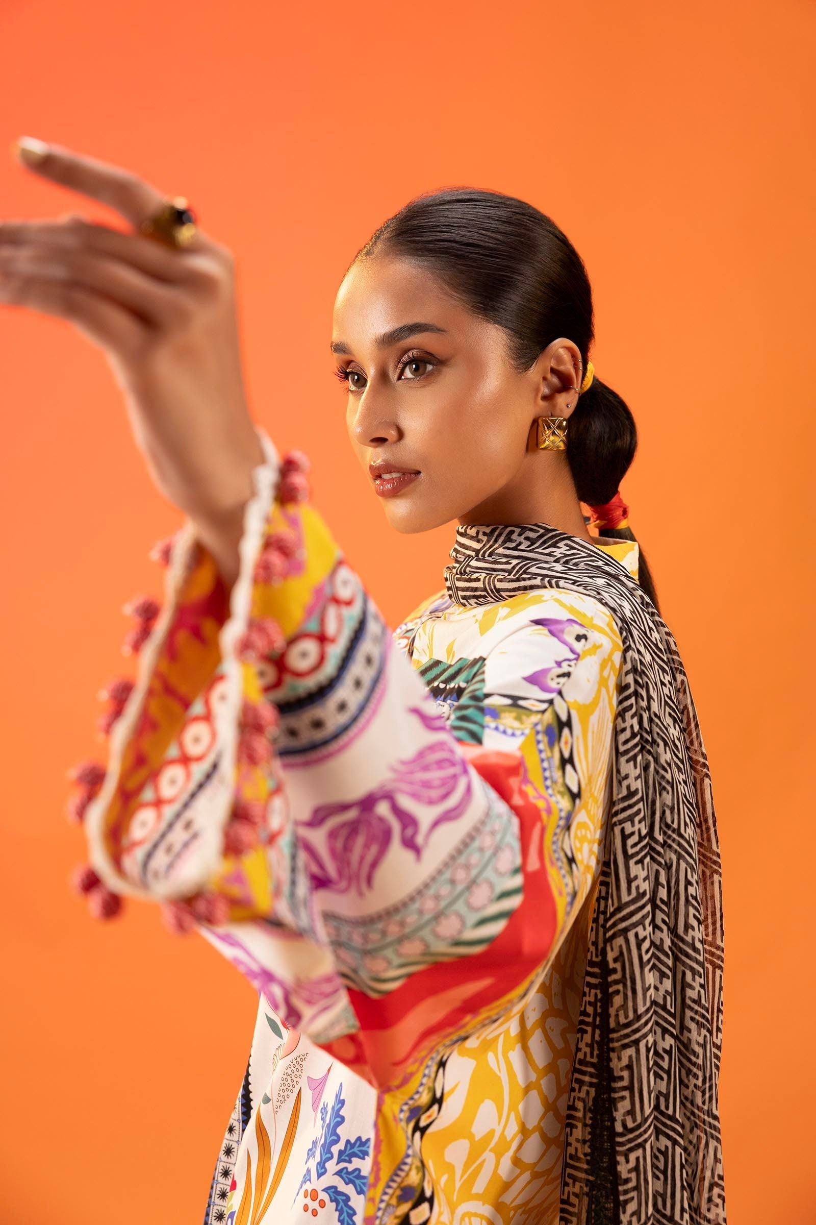 Sana Safinaz | Mahay Summer 25 | 002A - Official Sana Safinaz stockist in UK - Sakeena London